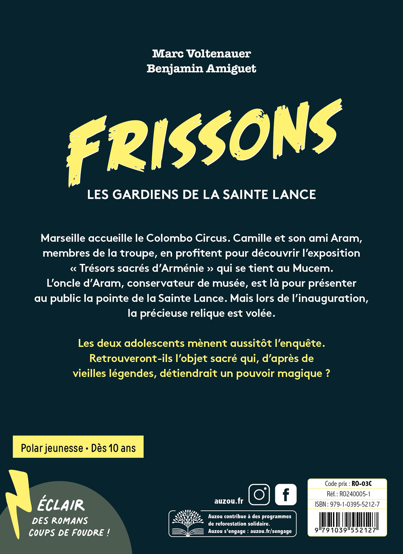 Frissons - Les Gardiens De La Sainte Lance