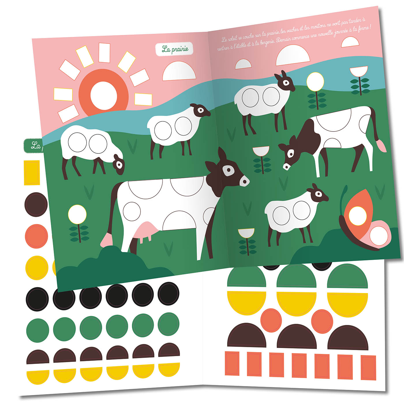Mes Tout Premiers Autocollants - 500 Premières Gommettes Formes - Ferme