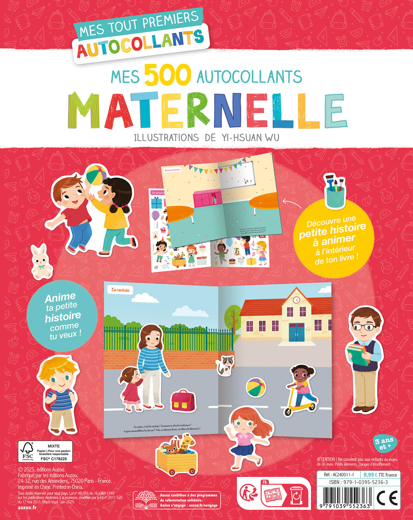 Mes Tout Premiers Autocollants - 500 Autocollants La Maternelle Mes Tout Premiers Autocollants - 500 Autocollants La Maternelle