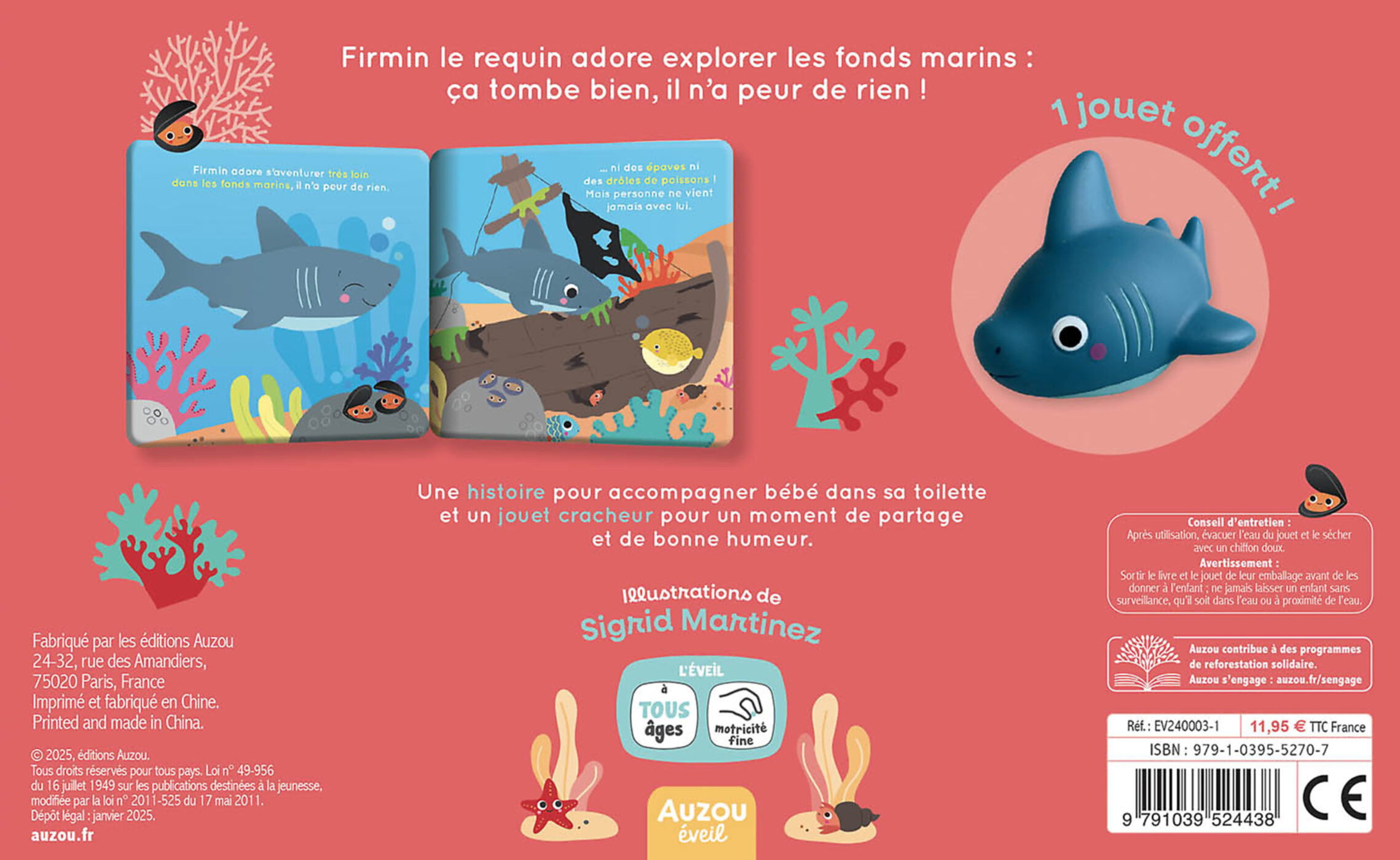 Mon Premier Livre De Bain - Firmin Le Requin