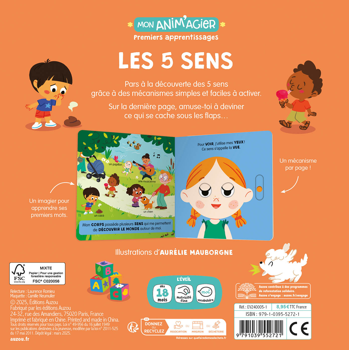Mon Anim'agier - Premiers Apprentissages - Les 5 Sens Mon Anim'agier - Premiers Apprentissages - Les 5 Sens