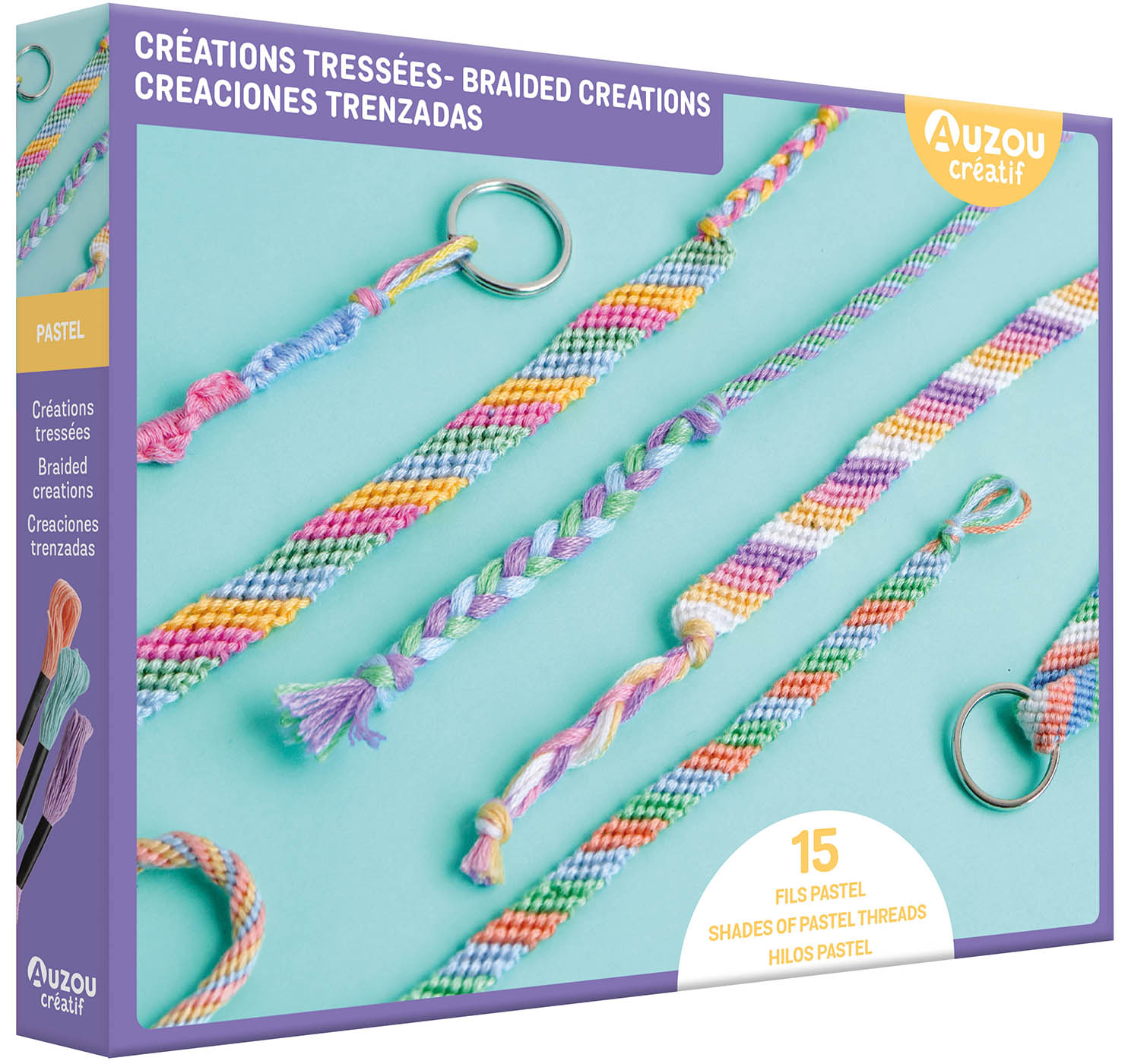 Mon Coffret D'artiste - Créations Tressées En Fil Brésilien Mon Coffret D'artiste - Créations Tressées En Fil Brésilien