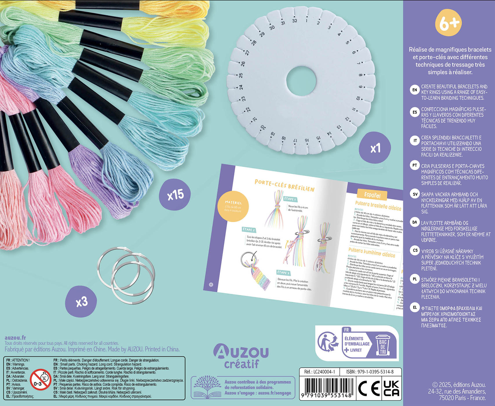 Mon Coffret D'artiste - Créations Tressées En Fil Brésilien