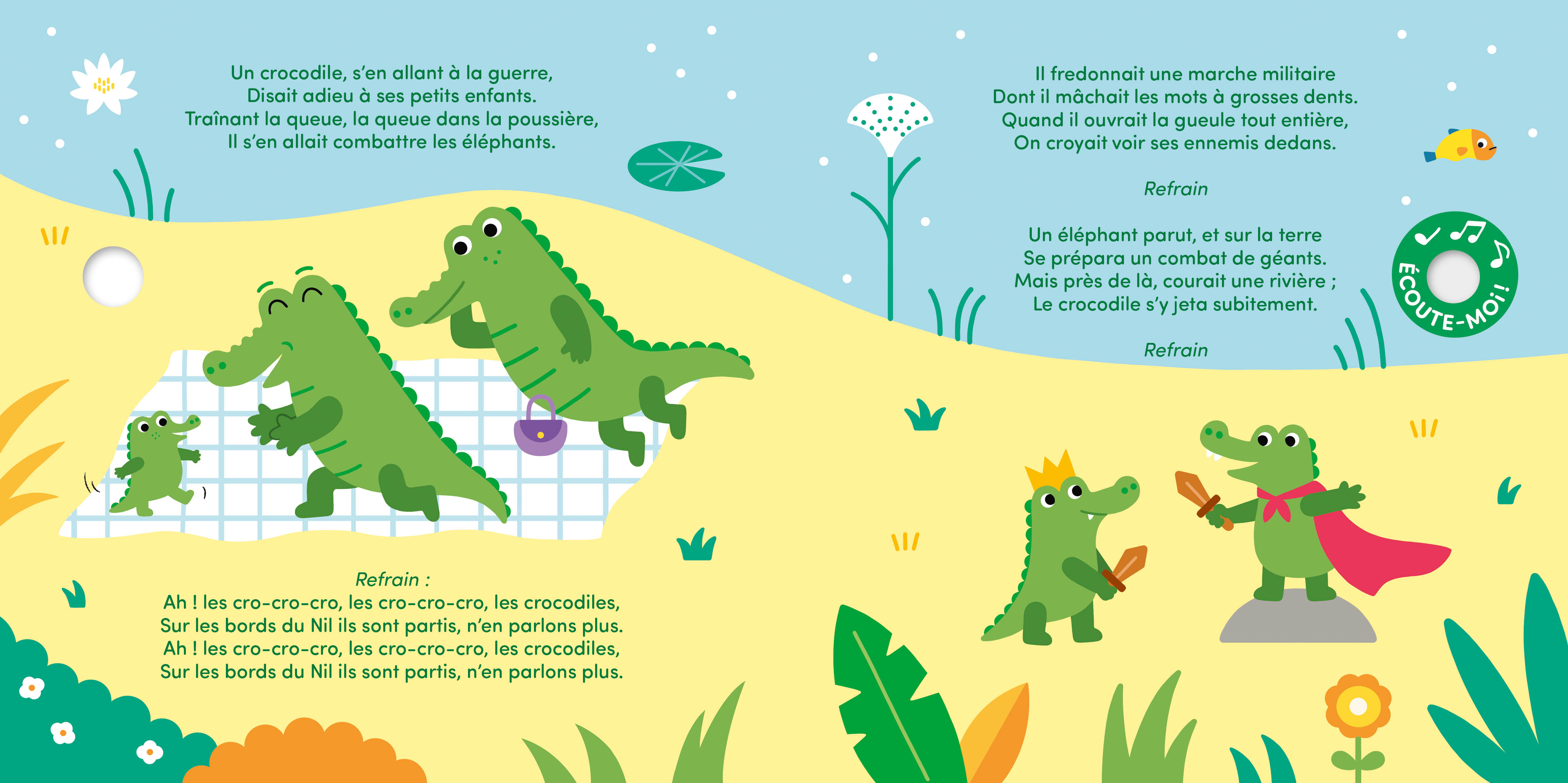 Ma Comptine Animée - Ah ! Les Crocodiles Ma Comptine Animée - Ah ! Les Crocodiles