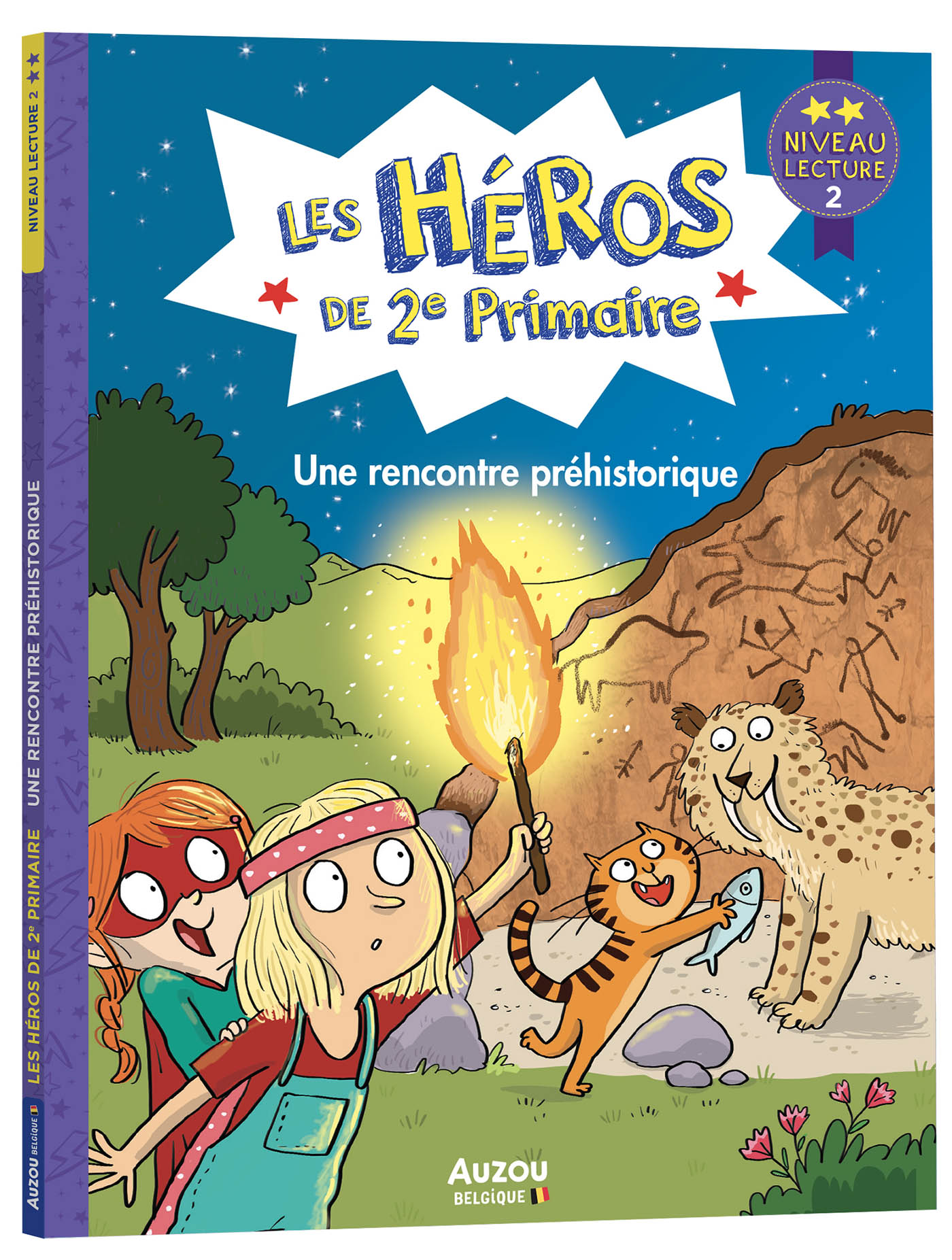Les Héros De 2E Primaire - Niveau 2 - Une Rencontre Préhistorique Les Héros De 2E Primaire - Niveau 2 - Une Rencontre Préhistorique