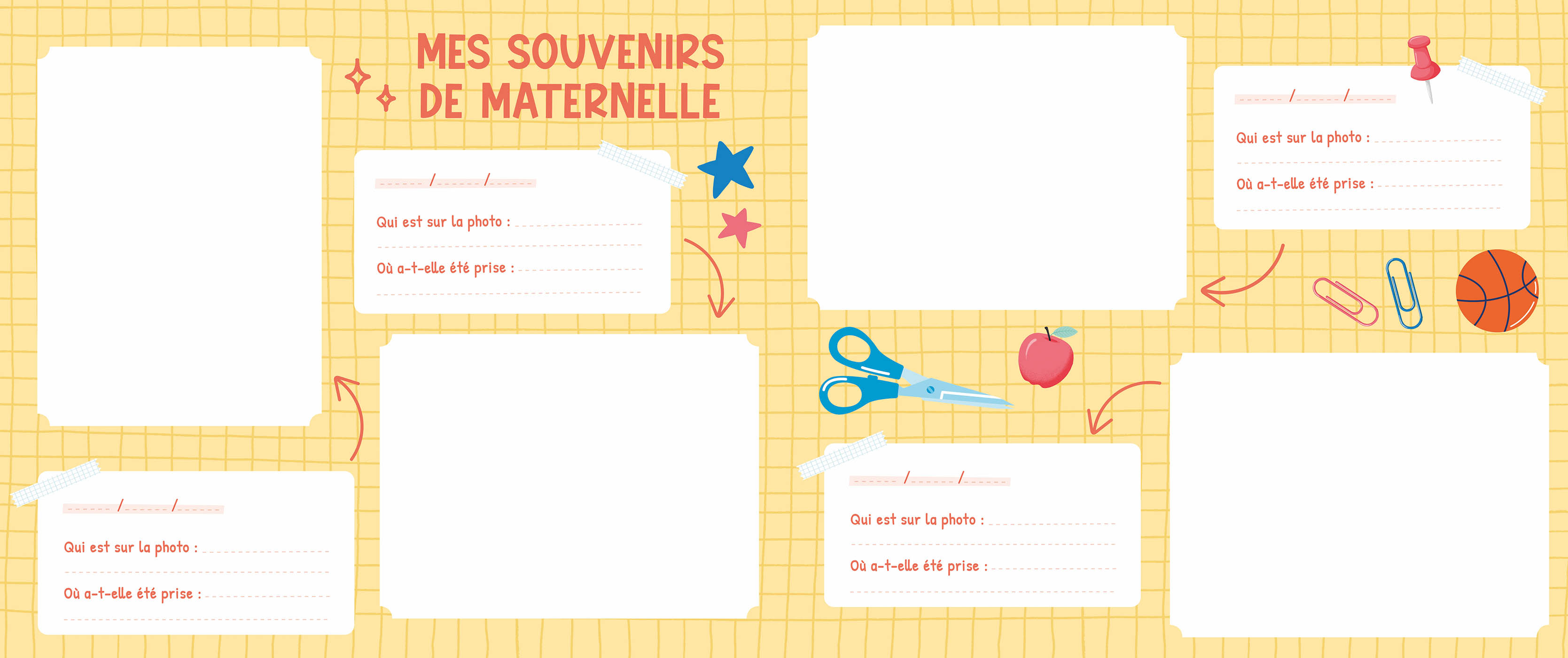 Mes Souvenirs D'école - De La Classe D'accueil À La 6E Primaire