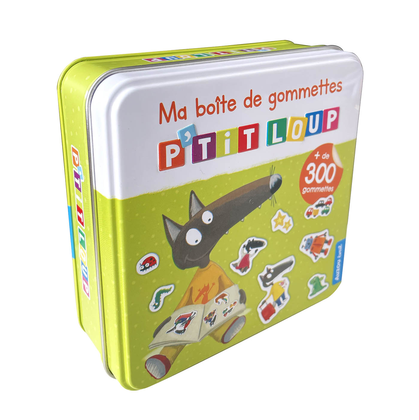 Boîte Métal - 300 Gommettes - P'tit Loup Boîte Métal - 300 Gommettes - P'tit Loup