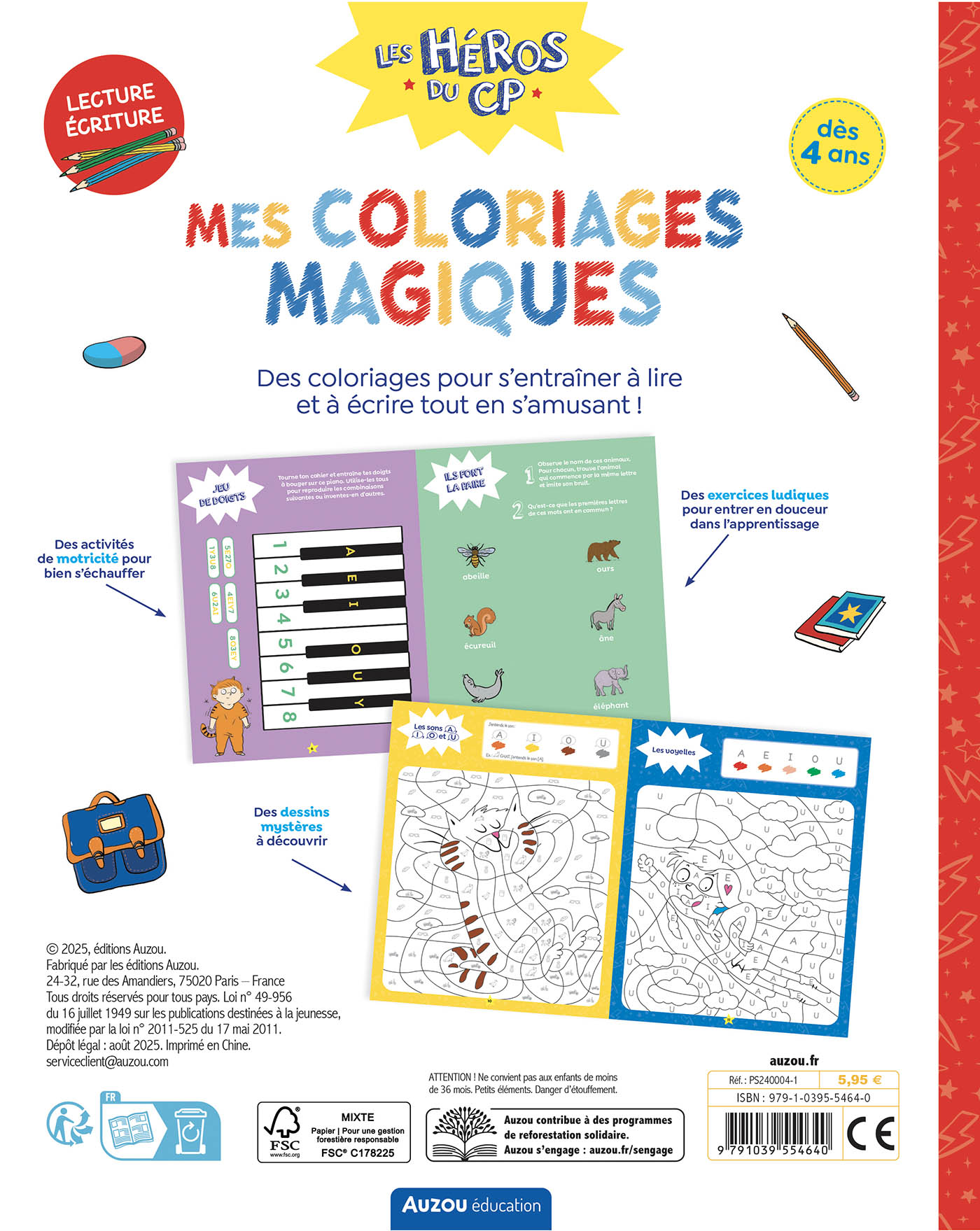 Les Héros Du Cp - Mes Coloriages Magiques - Lecture / Écriture Les Héros Du Cp - Mes Coloriages Magiques - Lecture / Écriture