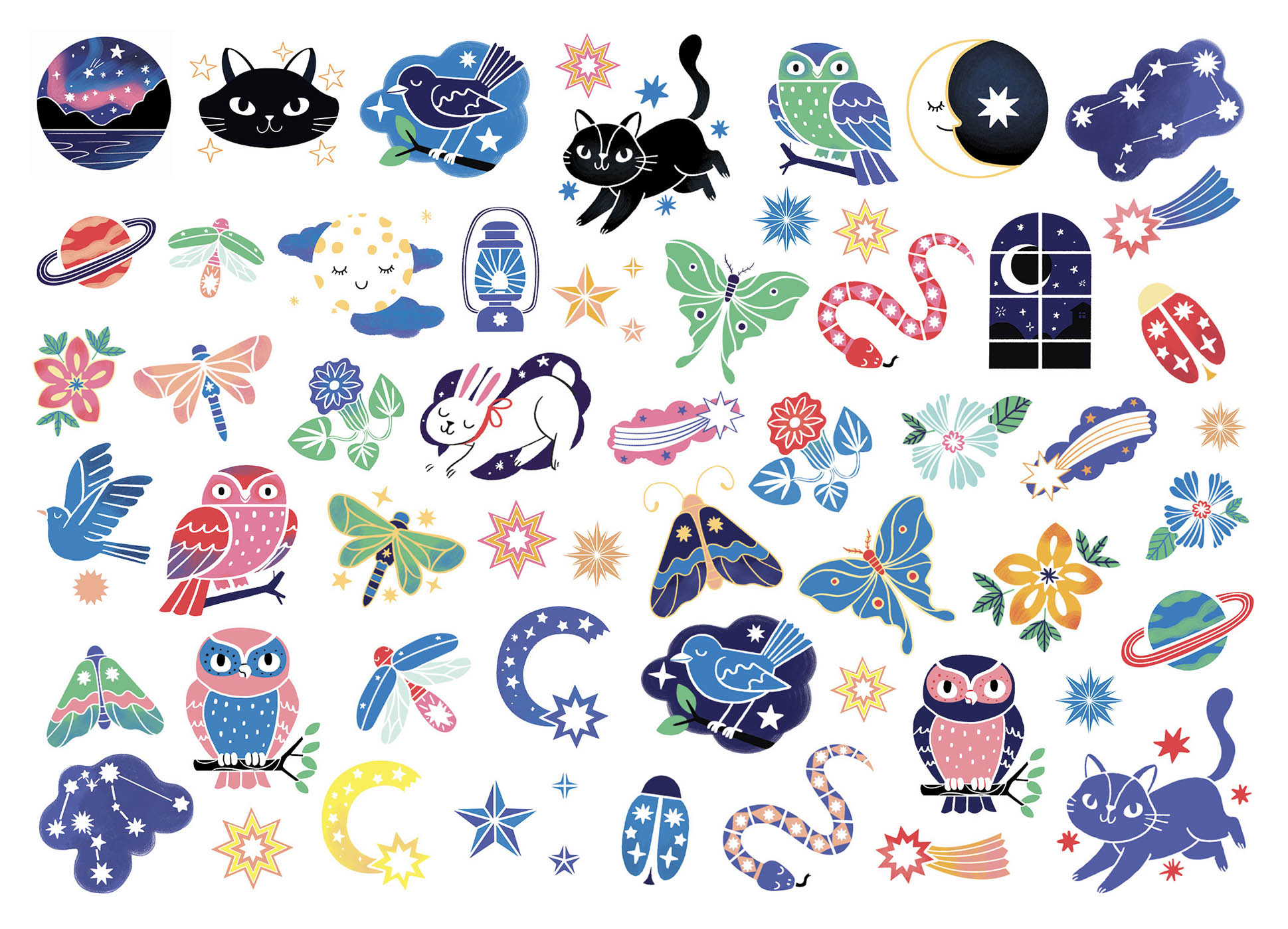 Mes P'tits Tattoos - Qui Brillent Dans Le Noir Mes P'tits Tattoos - Qui Brillent Dans Le Noir