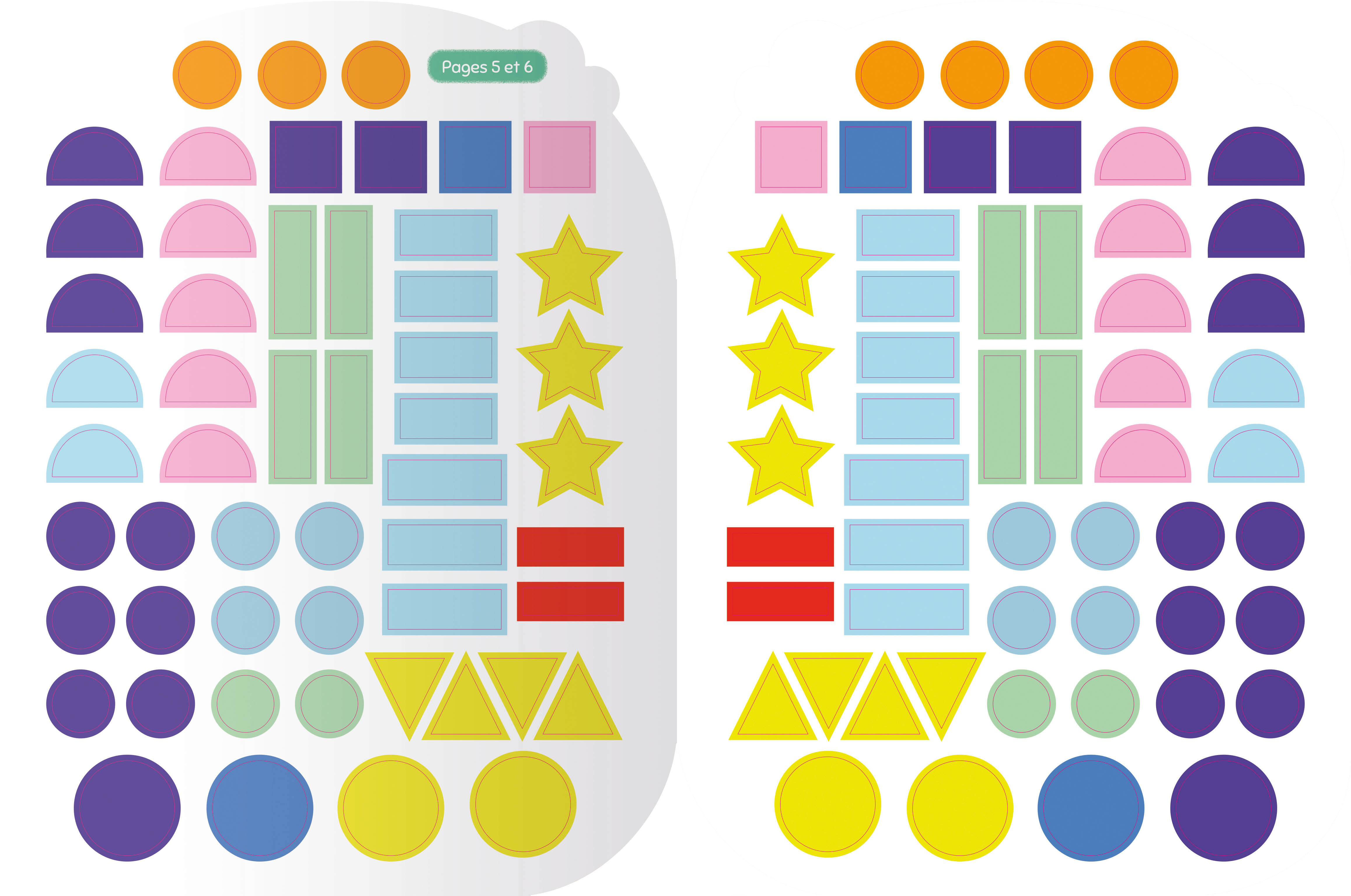 Gommettes Formes - L'aventure De Petite Fusée