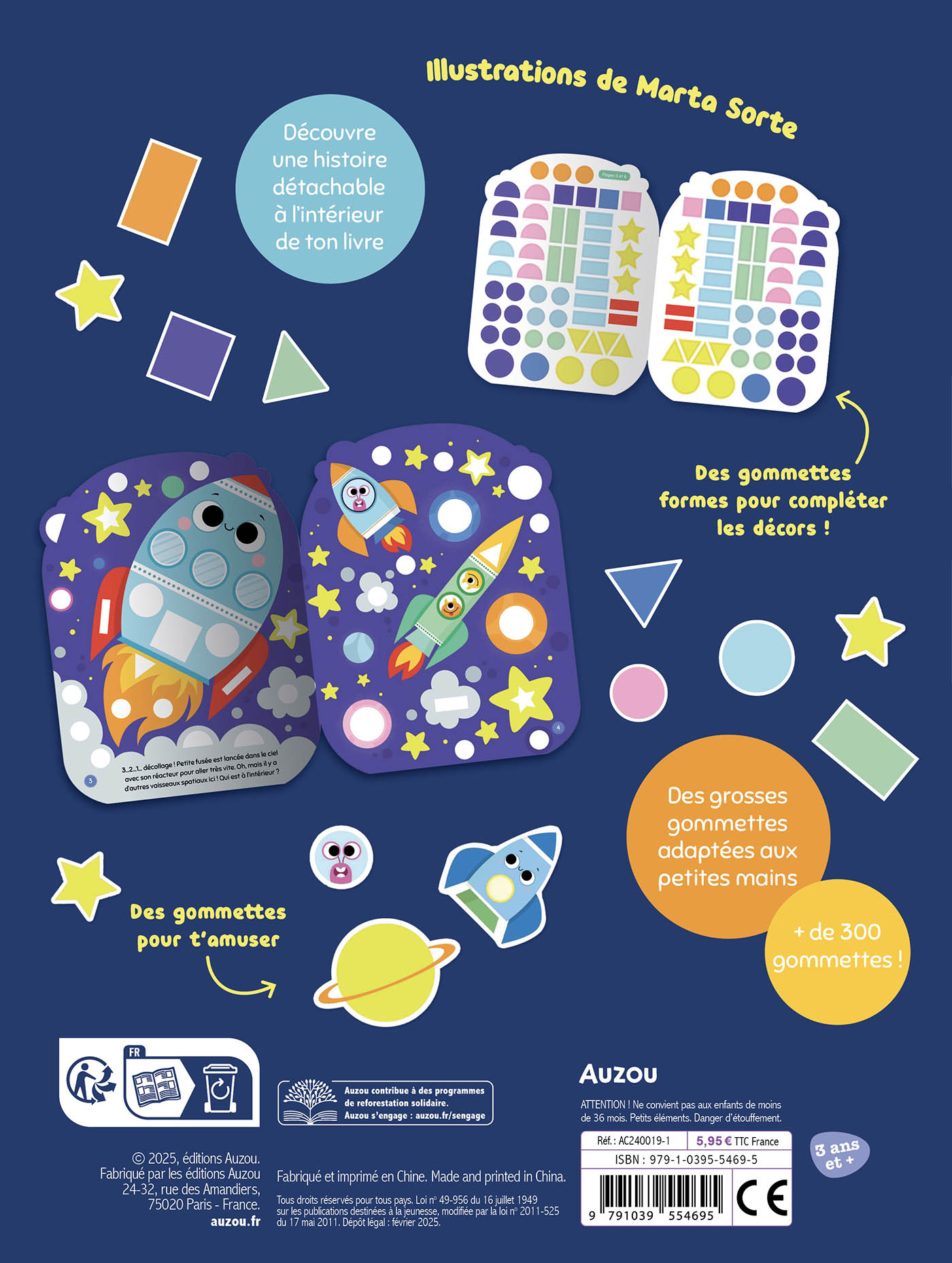 Gommettes Formes - L'aventure De Petite Fusée Gommettes Formes - L'aventure De Petite Fusée