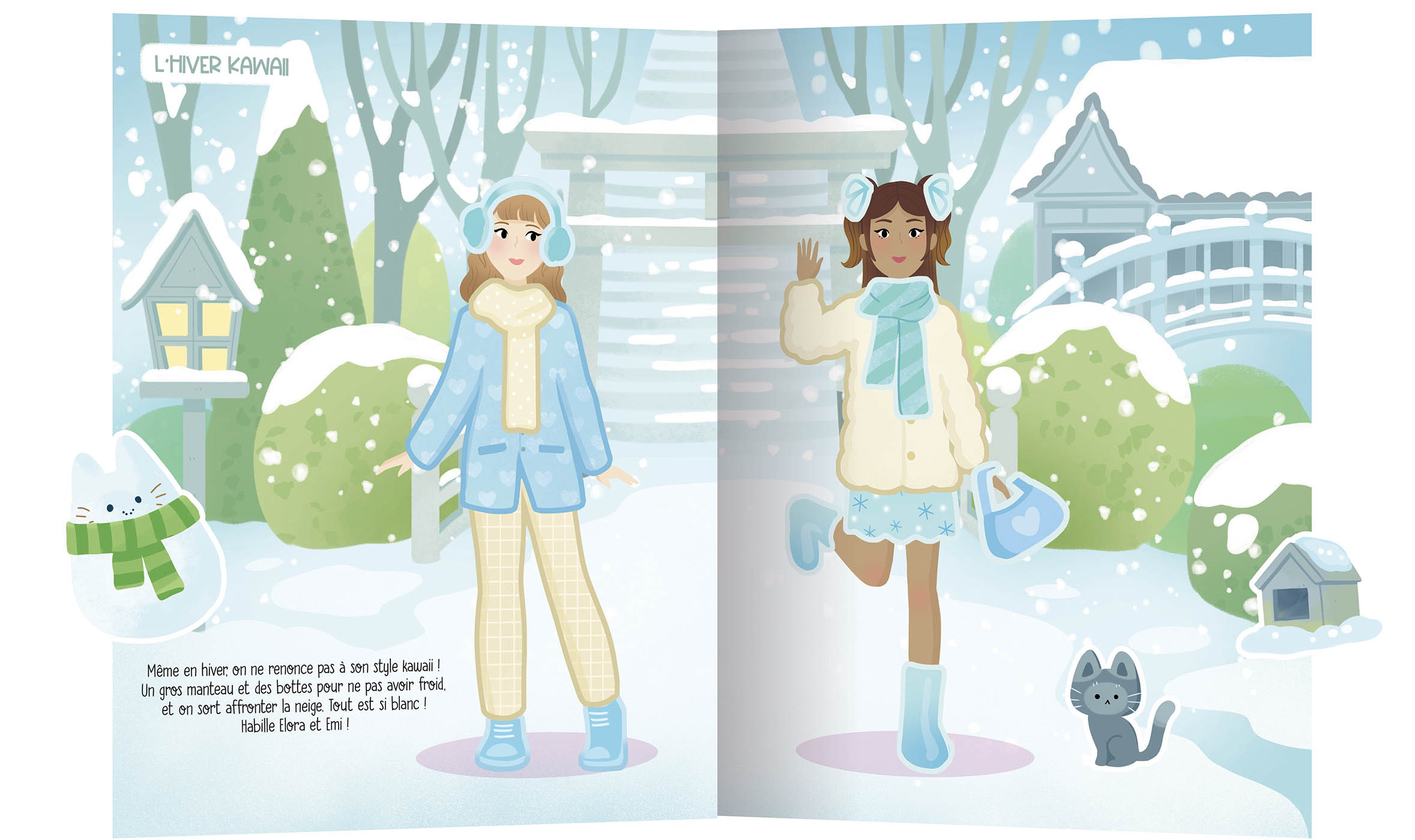 Mes 500 Autocollants Créatifs - Tenues Kawaii