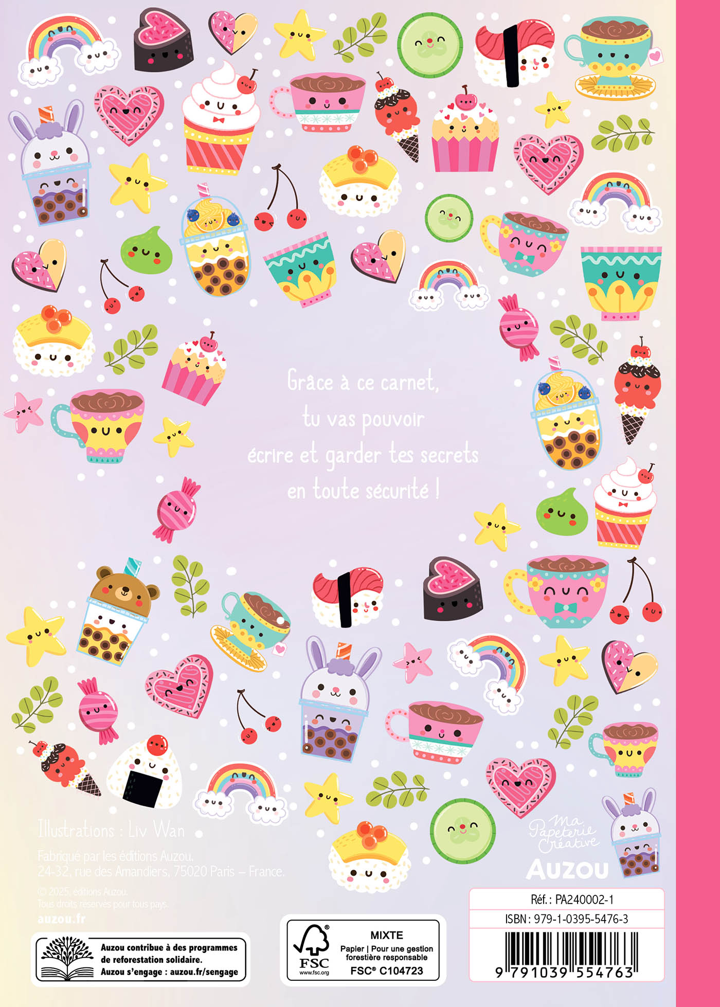 Mon Carnet Secret Bijou Kawaii