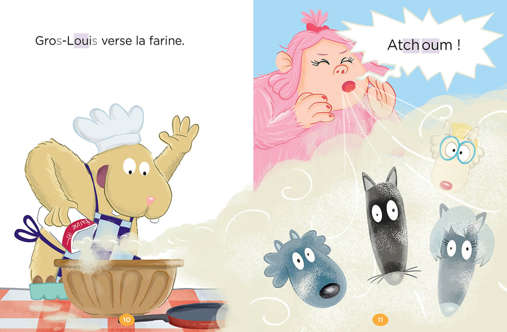 Mes Lectures De 1Re Primaire Avec Loup - La Fête Des Crêpes