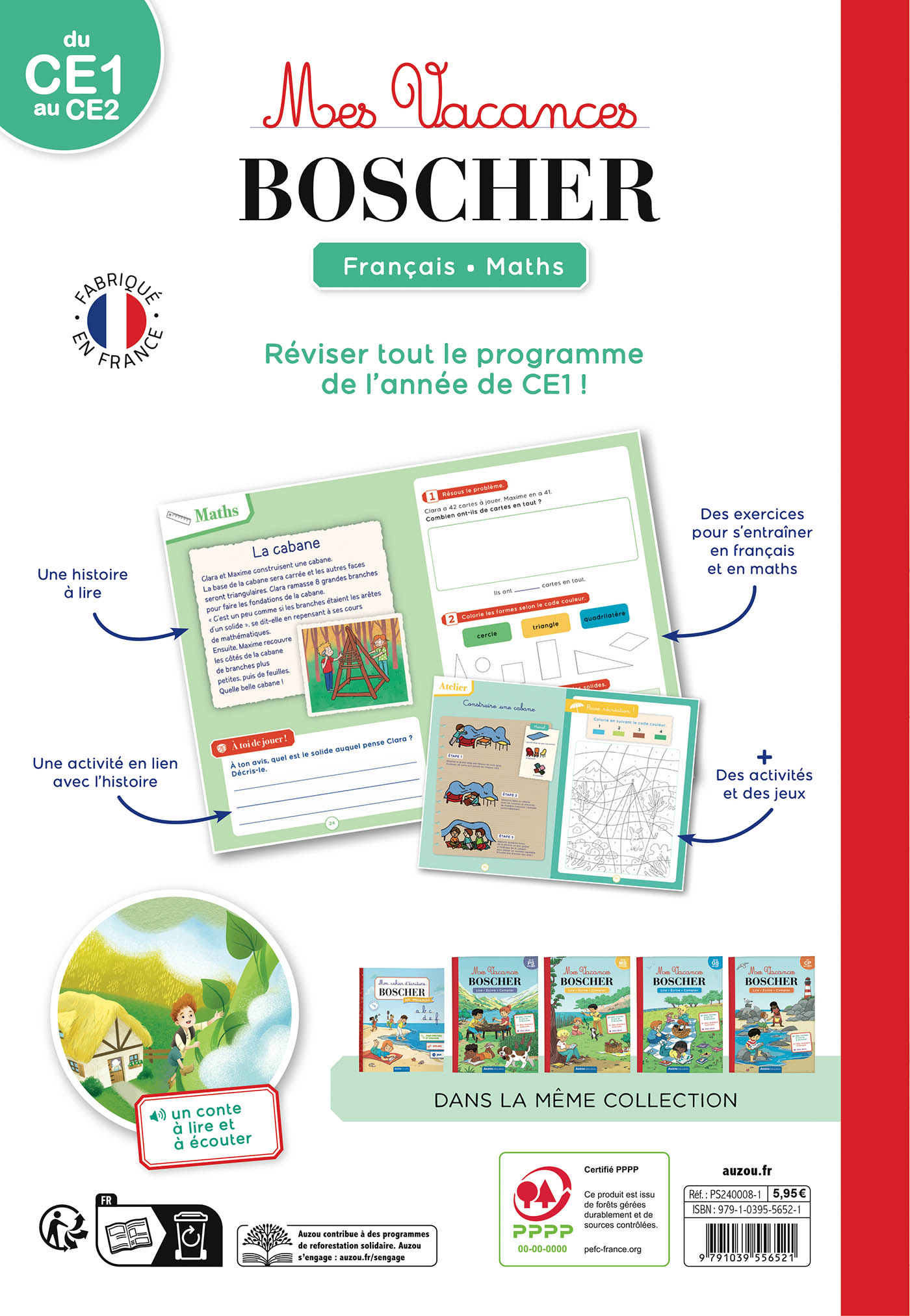 Mes Vacances Boscher - Du Ce1 Au Ce2 - 2026