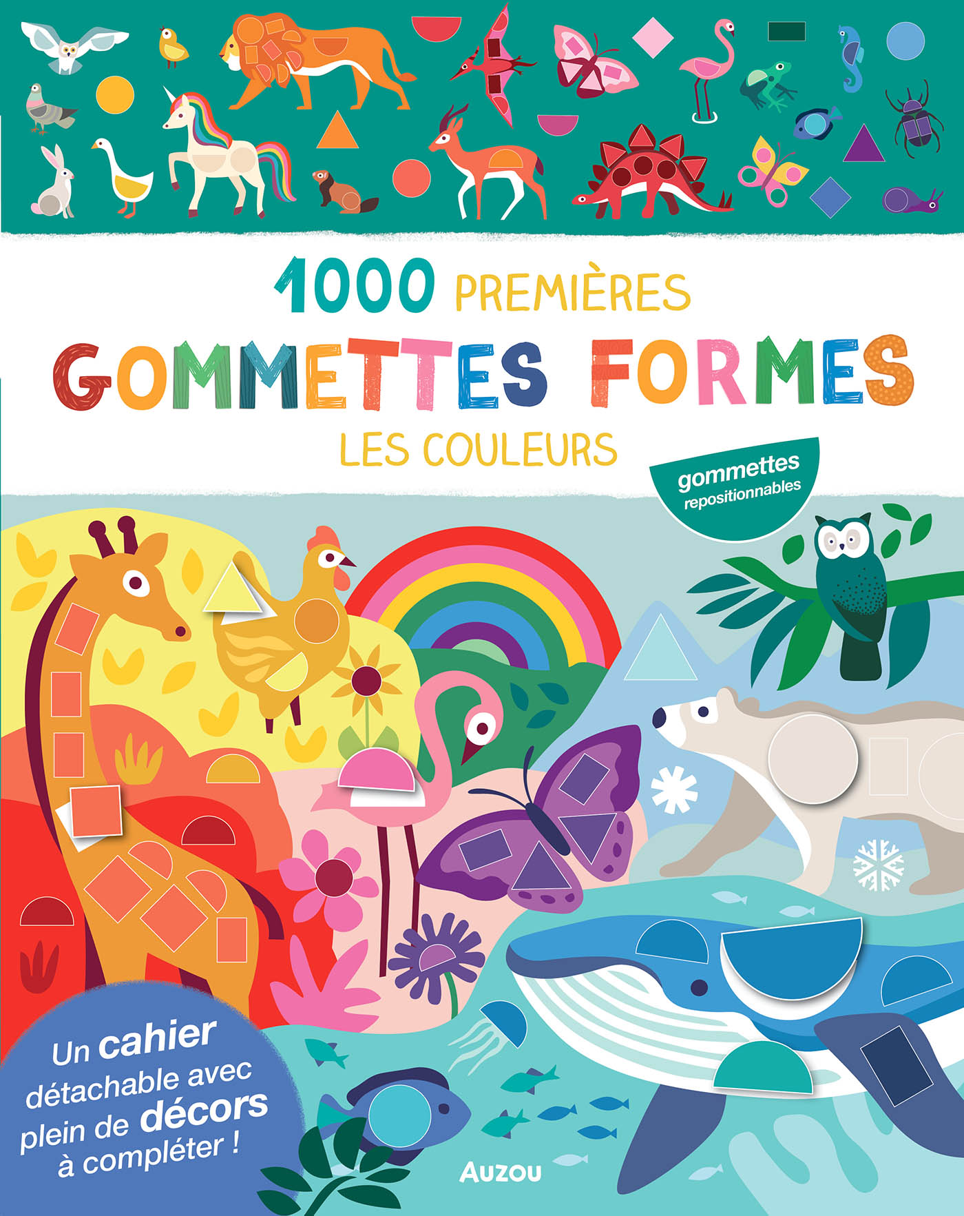Mes Tout Premiers Autocollants - 1000 Premières Gommettes Formes - Les Couleurs