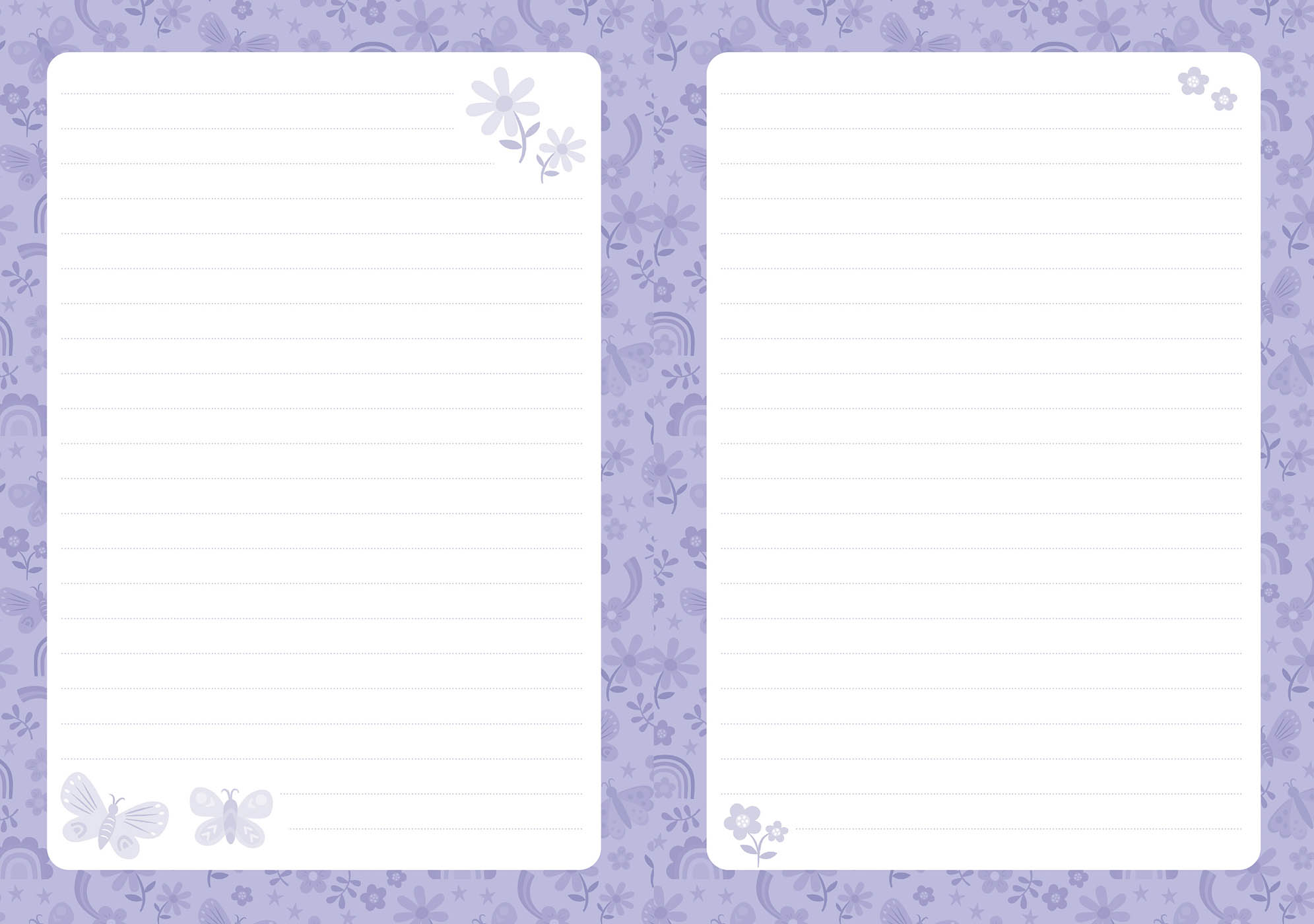 Mon Coffret Papeterie Arc-En-Ciel