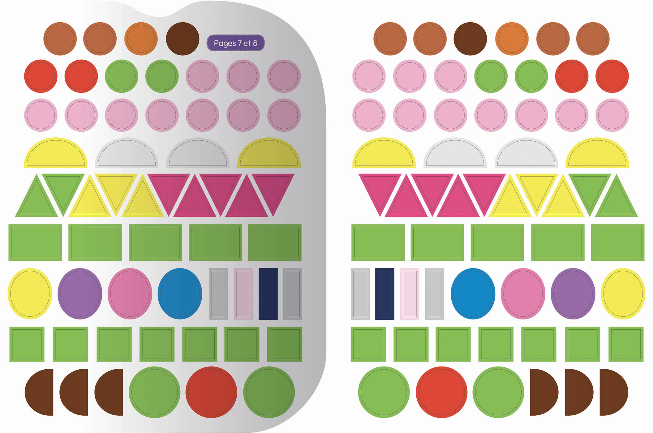 Gommettes Formes - L'aventure De Petit Lapin