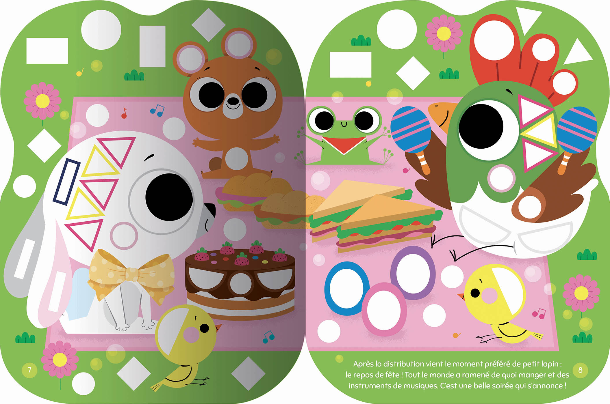 Gommettes Formes - L'aventure De Petit Lapin