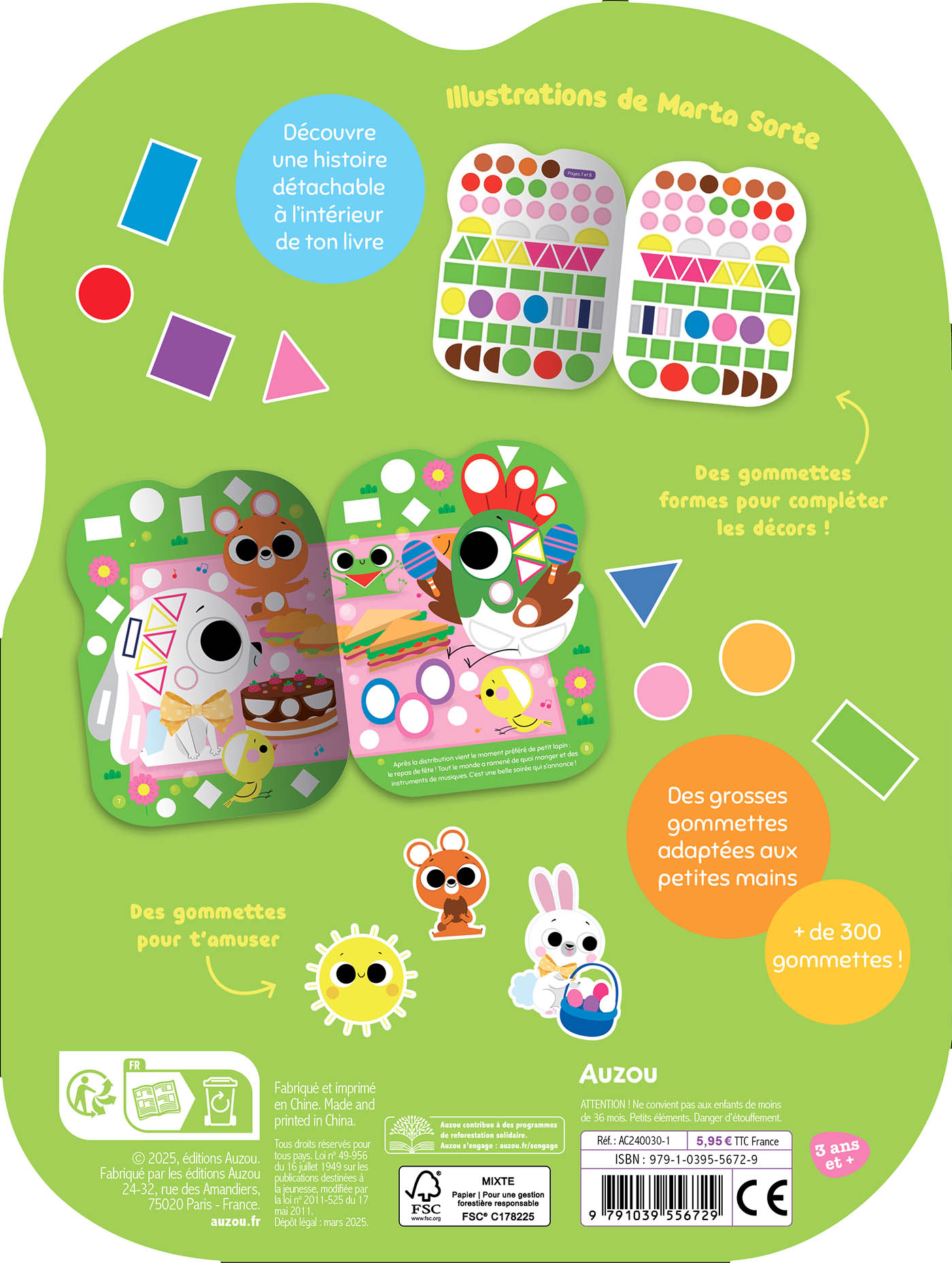 Gommettes Formes - L'aventure De Petit Lapin Gommettes Formes - L'aventure De Petit Lapin
