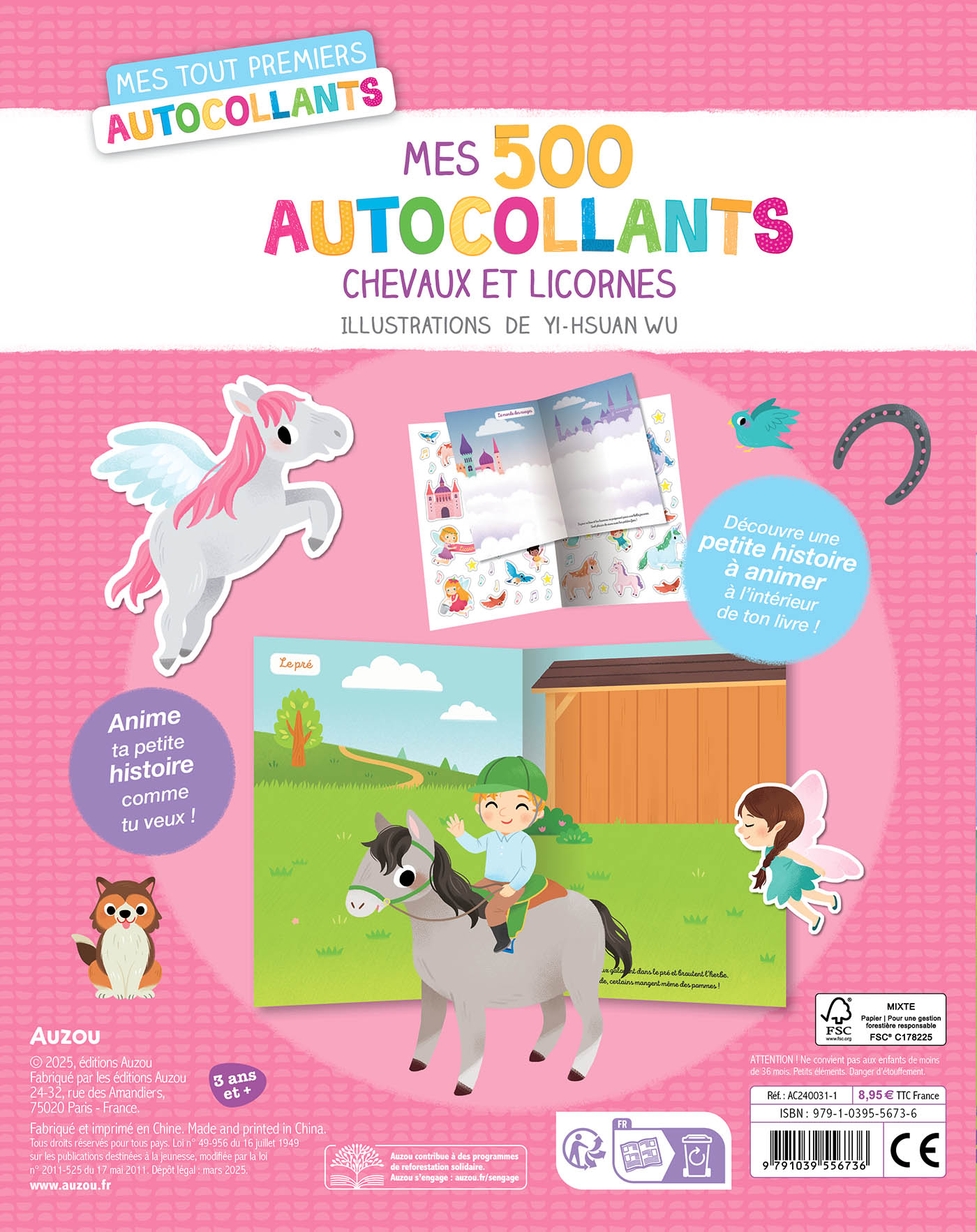 Mes Tout Premiers Autocollants - 500 Autocollants Chevaux Et Licornes Mes Tout Premiers Autocollants - 500 Autocollants Chevaux Et Licornes