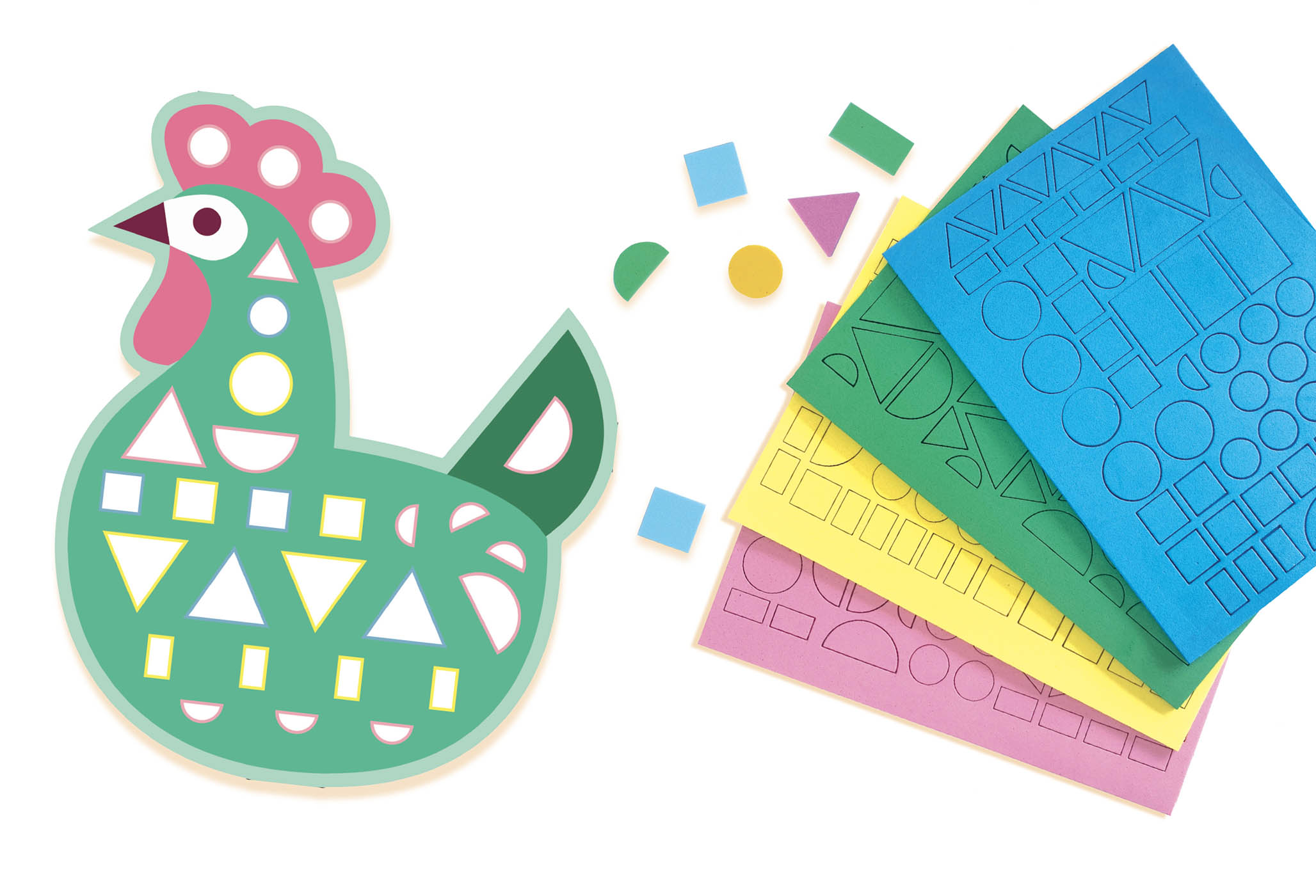 Ma Pochette D'artiste - 200 Gommettes Mousse