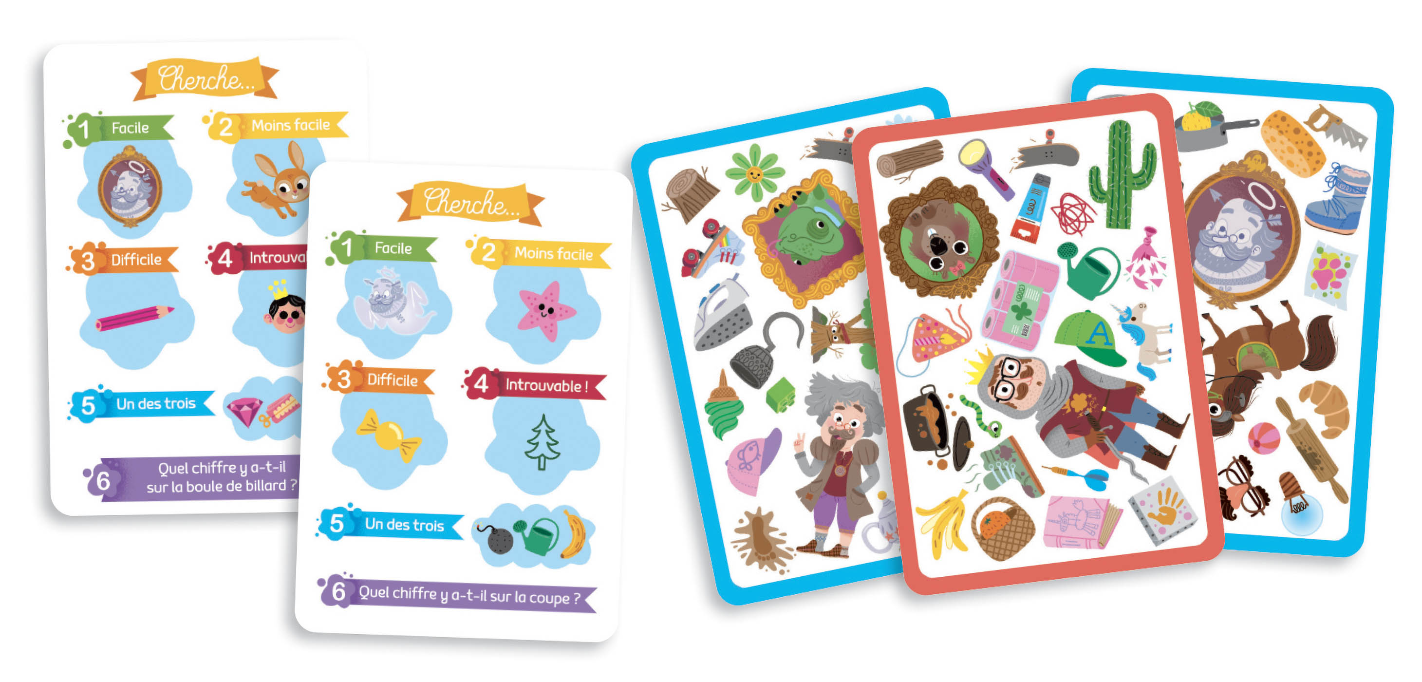 Jeu De Cartes - Jeu De Cherche Et Trouve Jeu De Cartes - Jeu De Cherche Et Trouve