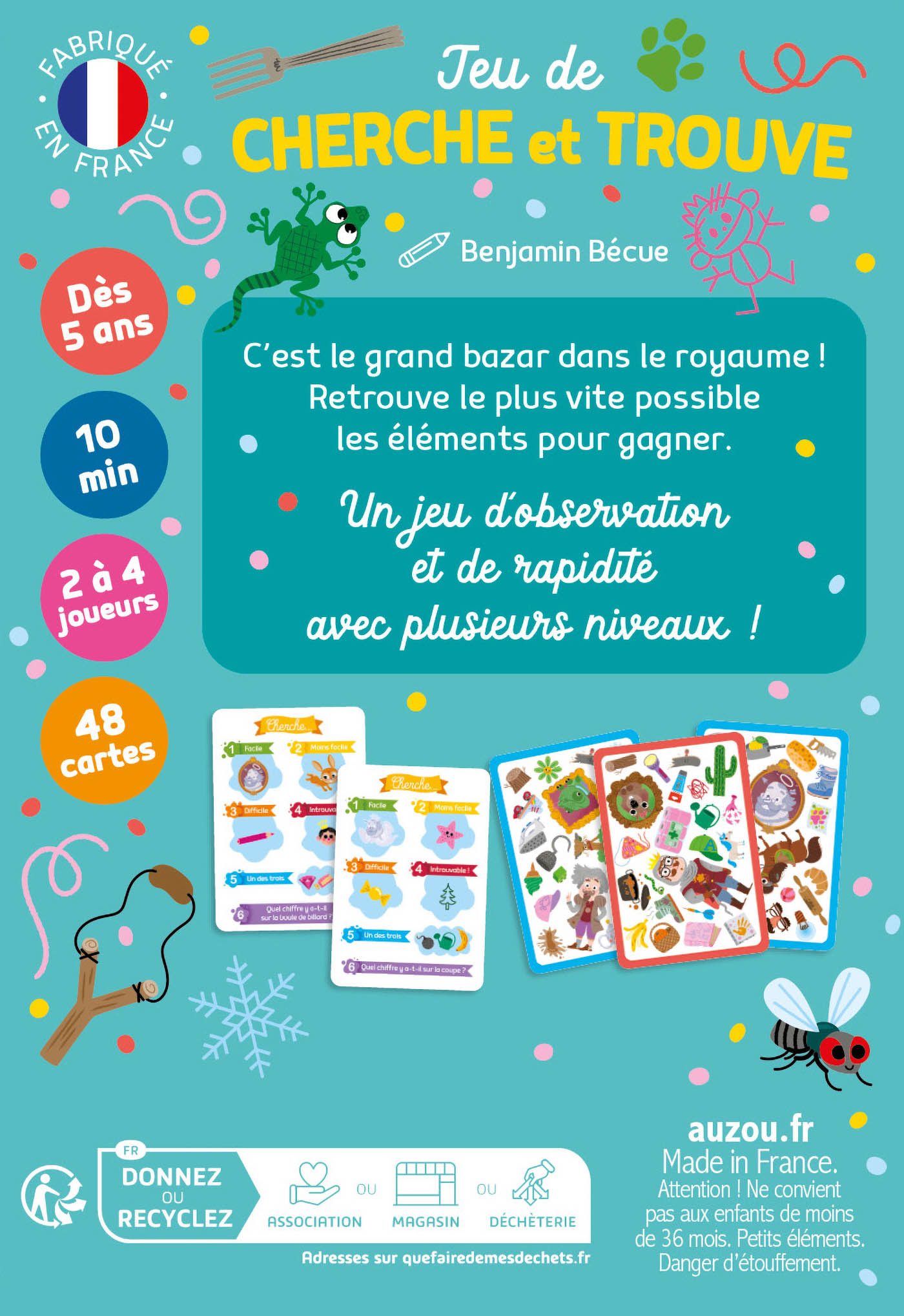 Jeu De Cartes - Jeu De Cherche Et Trouve