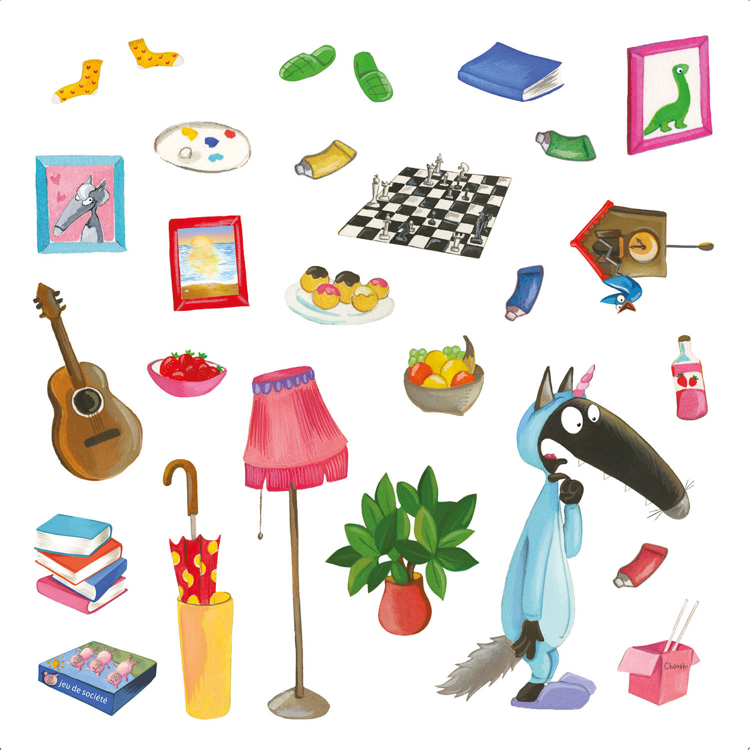 Mes Décalcomanies Loup