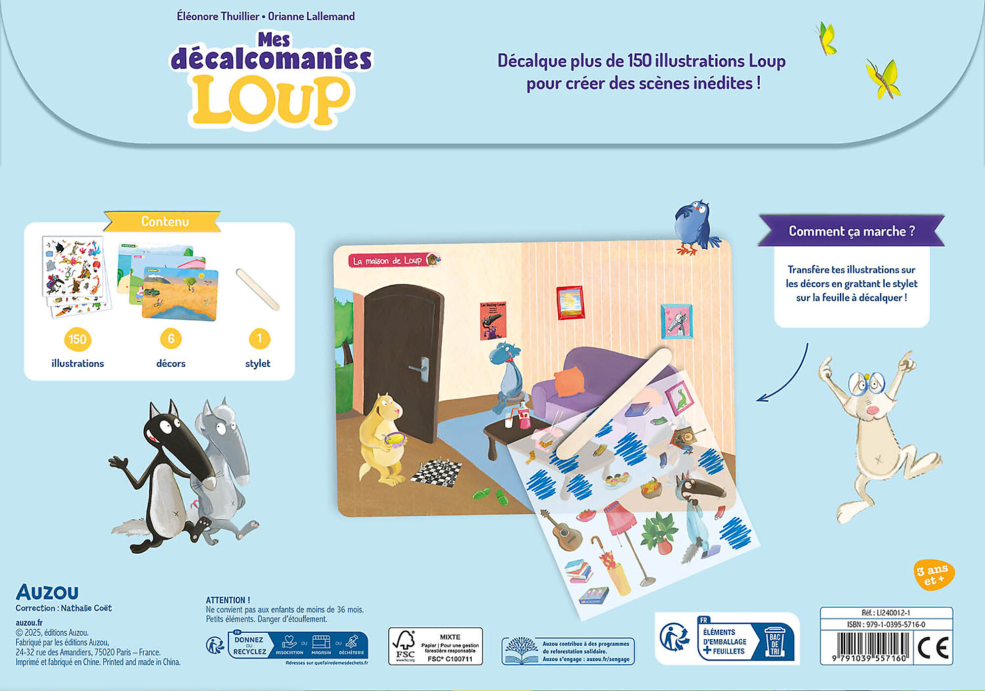 Mes Décalcomanies Loup Mes Décalcomanies Loup