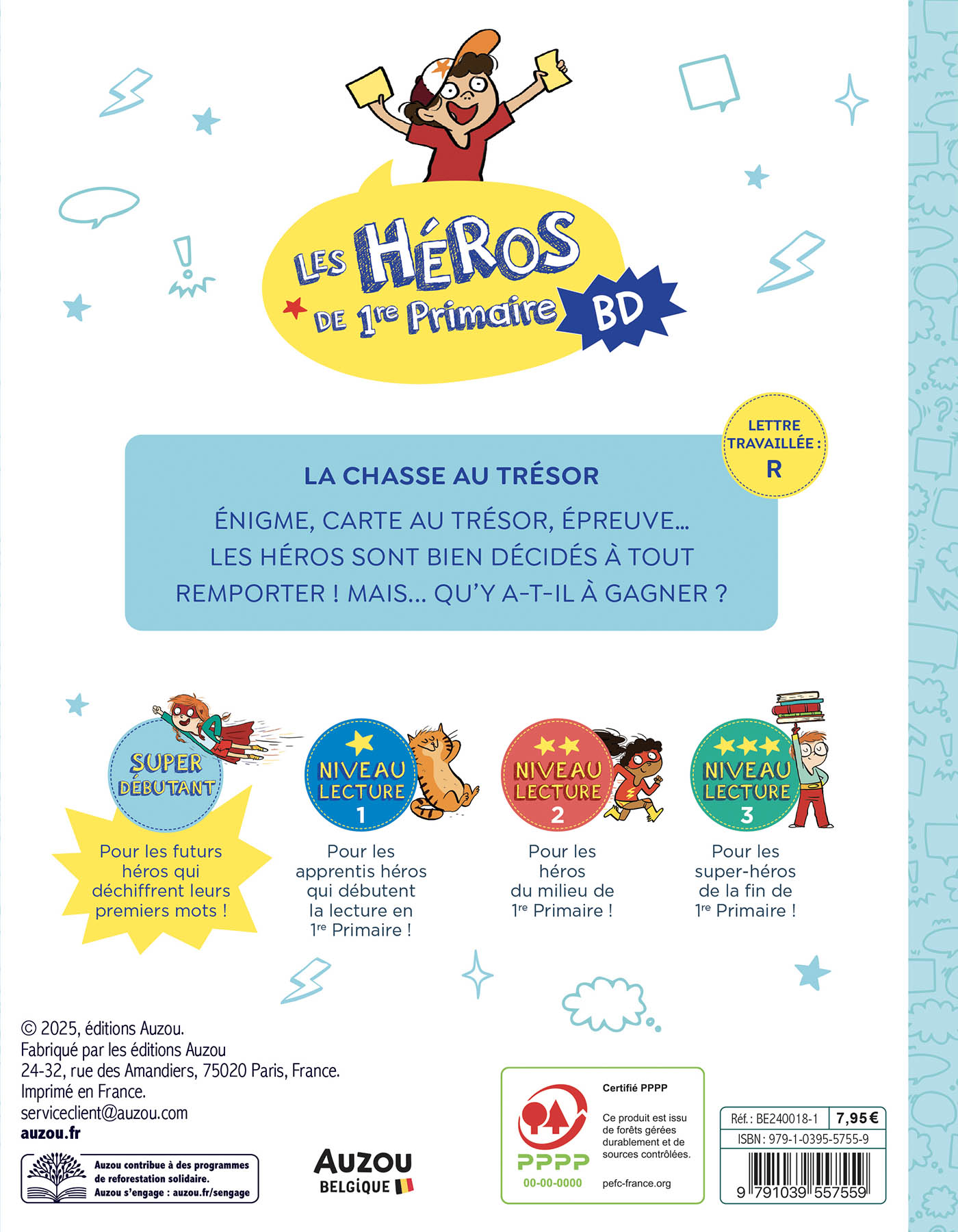 Les Héros De 1Re Primaire En Bd - Super Débutant - La Chasse Au Trésor Les Héros De 1Re Primaire En Bd - Super Débutant - La Chasse Au Trésor