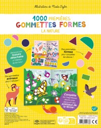 Mes Tout Premiers Autocollants - 1000 Premières Gommettes Formes La Nature