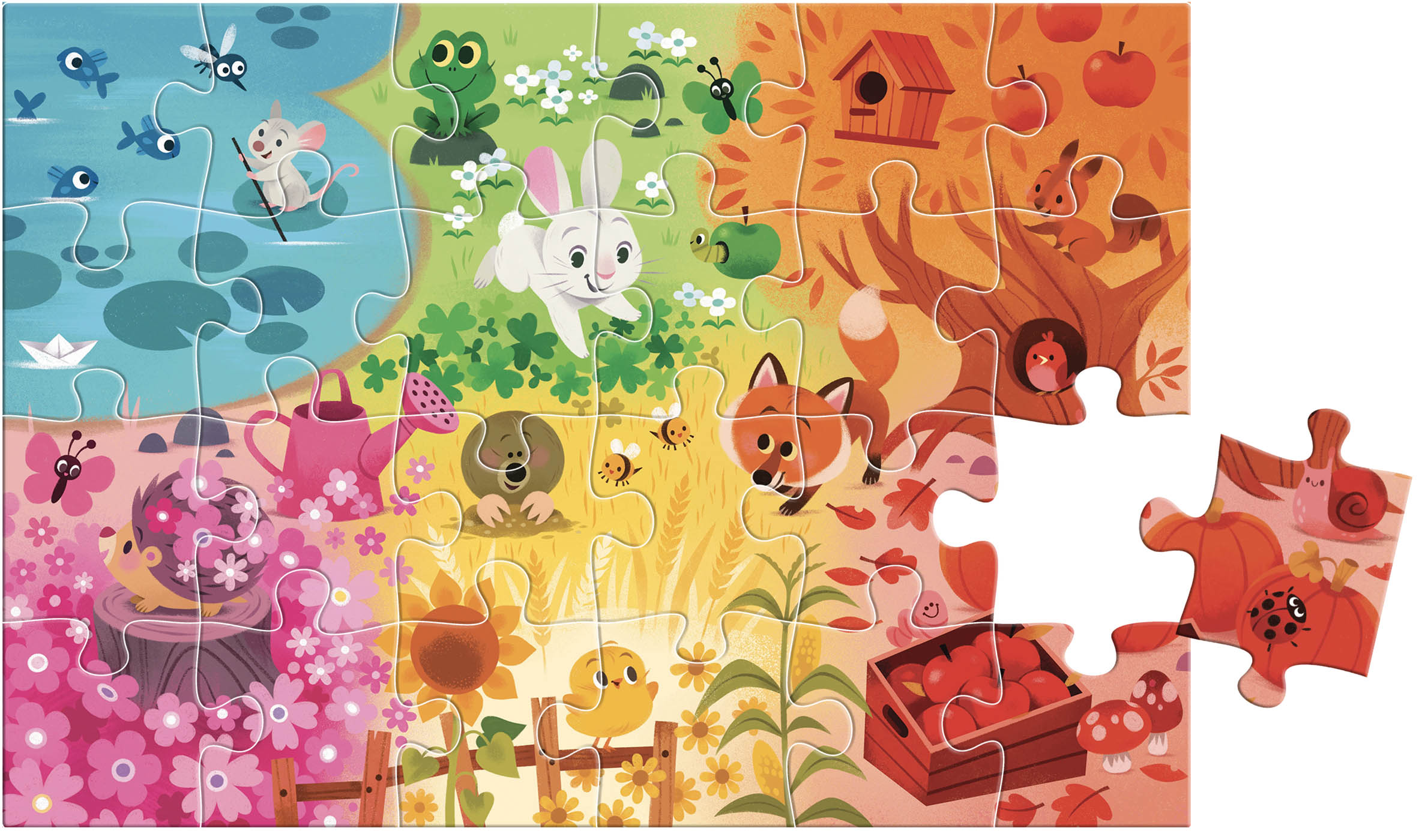 Puzzle Cherche Et Trouve Des Tout-Petits - Les Couleurs Puzzle Cherche Et Trouve Des Tout-Petits - Les Couleurs