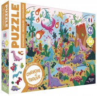 Puzzle cherche et trouve - Les dinosaures