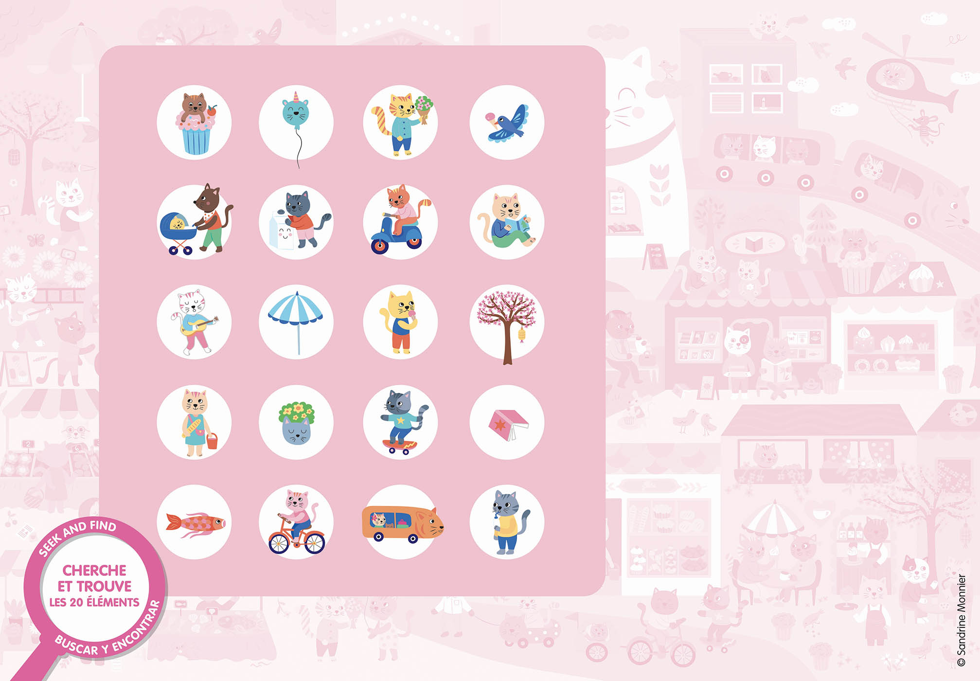 Puzzle Cherche Et Trouve - Kawaii