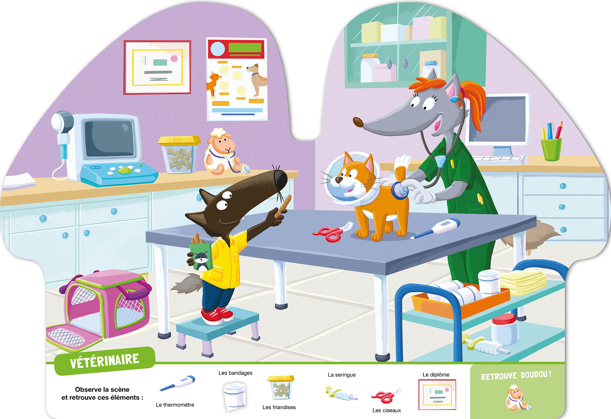 P'tit Loup - Mon Tout Premier Cherche Et Trouve - Les Métiers P'tit Loup - Mon Tout Premier Cherche Et Trouve - Les Métiers