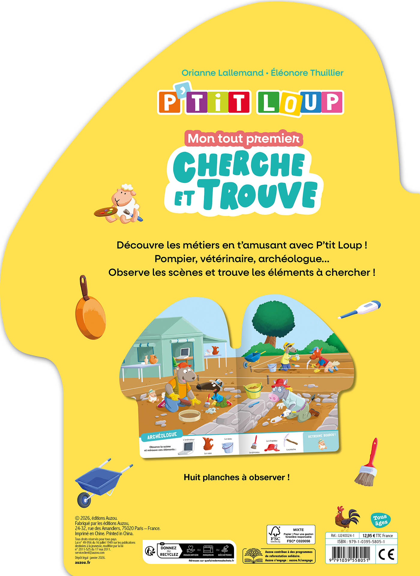 P'tit Loup - Mon Tout Premier Cherche Et Trouve - Les Métiers