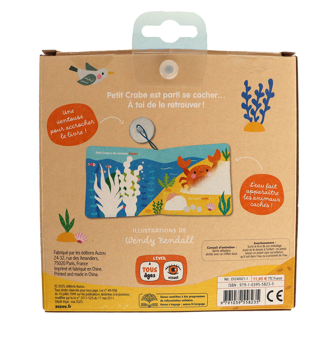Cache-Cache À La Mer - Mon Livre De Bain Magique