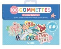 Ma pochette de 100 gommettes - Animaux de la mer