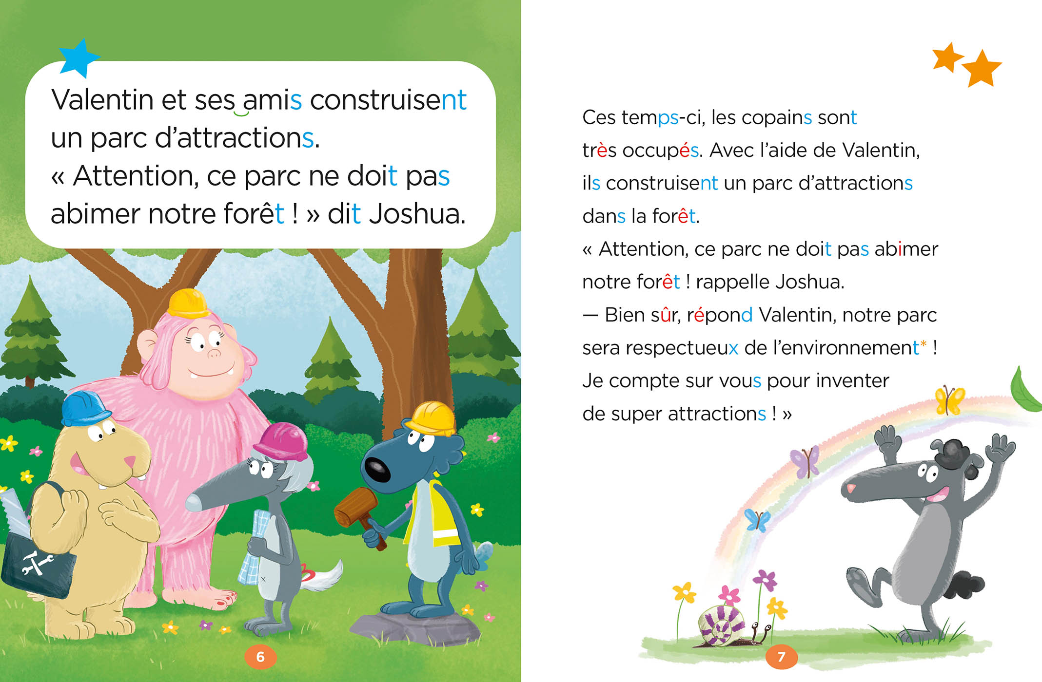 Mes Lectures Du Cp Avec Loup - Un Parc D'attractions Pas Comme Les Autres