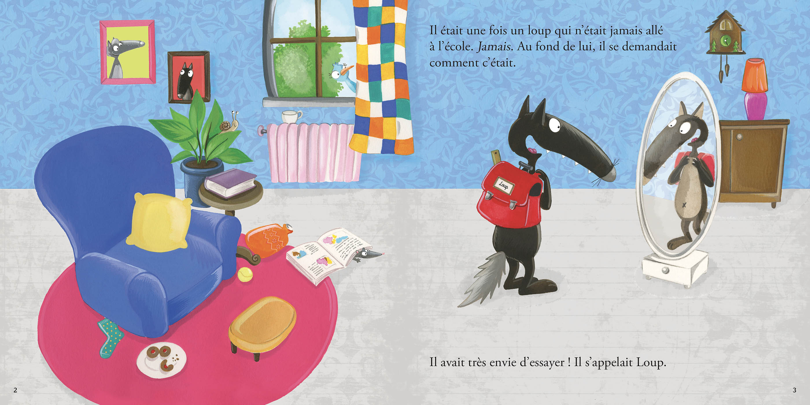 Le Loup Qui Voulait Aller À L'école Le Loup Qui Voulait Aller À L'école