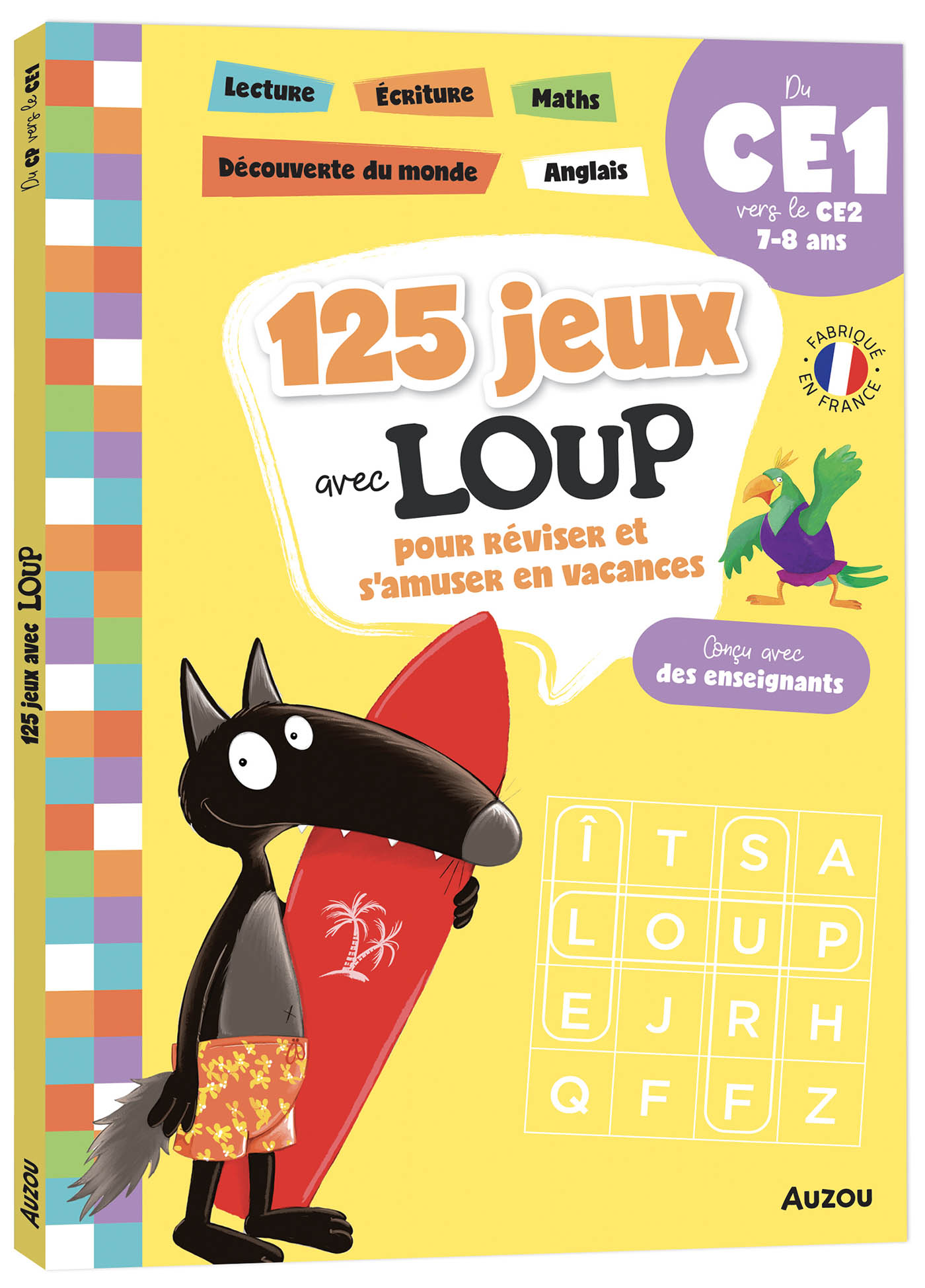 125 Jeux Avec Loup - Du Ce1 Vers Le Ce2 - 2026 125 Jeux Avec Loup - Du Ce1 Vers Le Ce2 - 2026