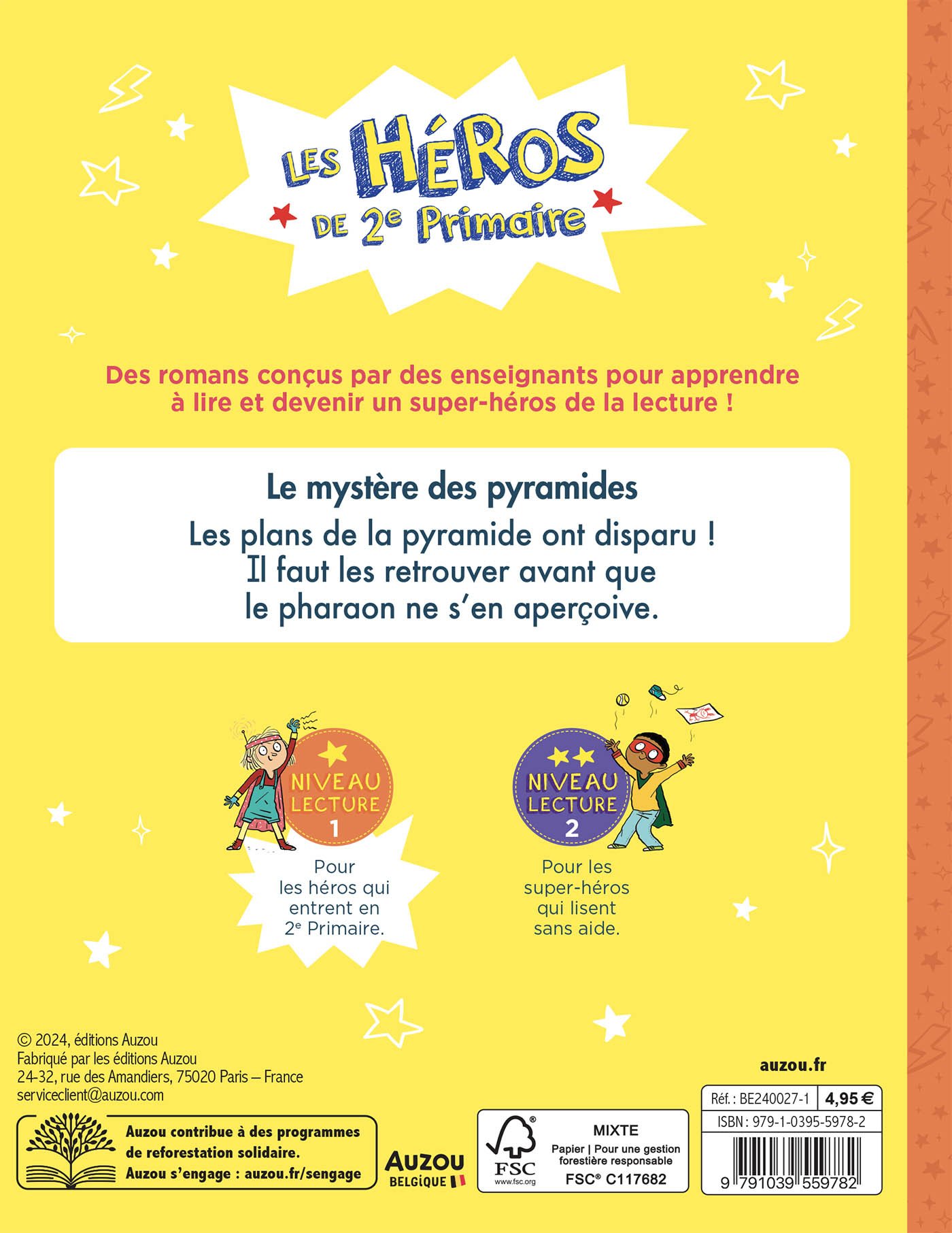 Les Héros De 2E Primaire - Niveau 1 - Le Mystère Des Pyramides Les Héros De 2E Primaire - Niveau 1 - Le Mystère Des Pyramides