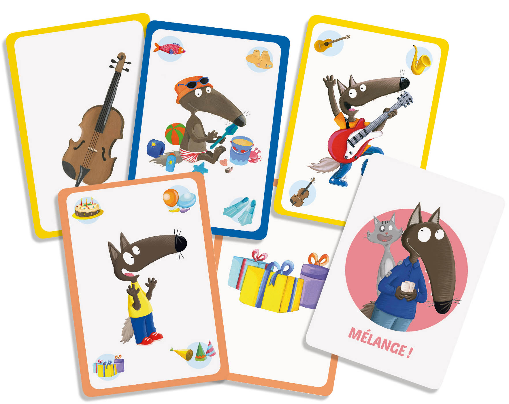 Jeu De Cartes - Mon Jeu P'tit Loup - Méli-Mélo Jeu De Cartes - Mon Jeu P'tit Loup - Méli-Mélo