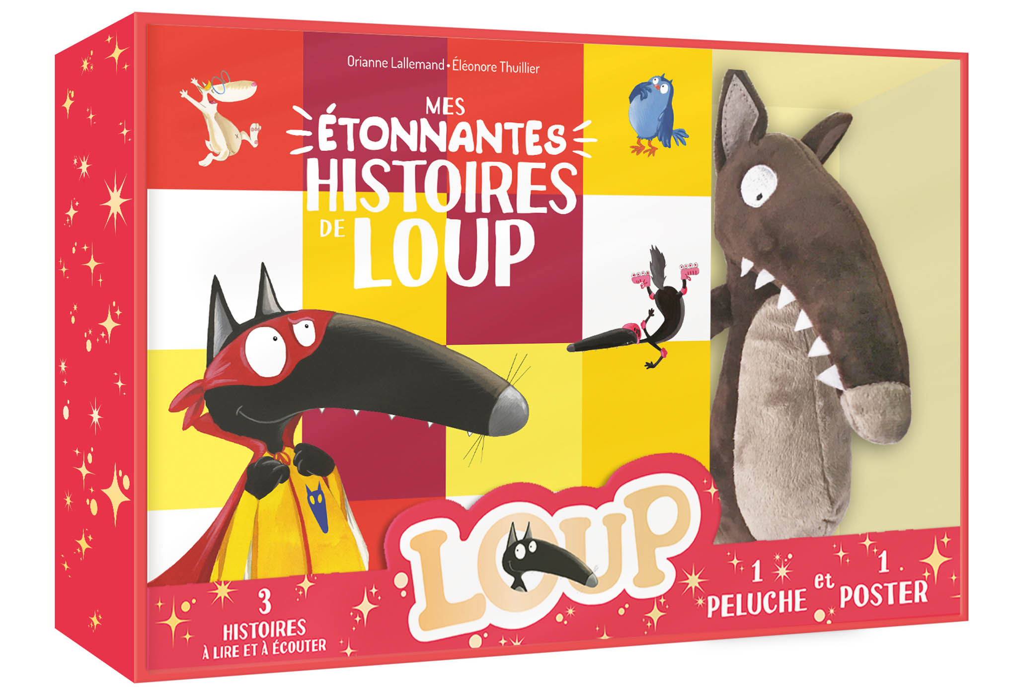 Coffret Peluche - Mes Étonnantes Histoires Loup Coffret Peluche - Mes Étonnantes Histoires Loup