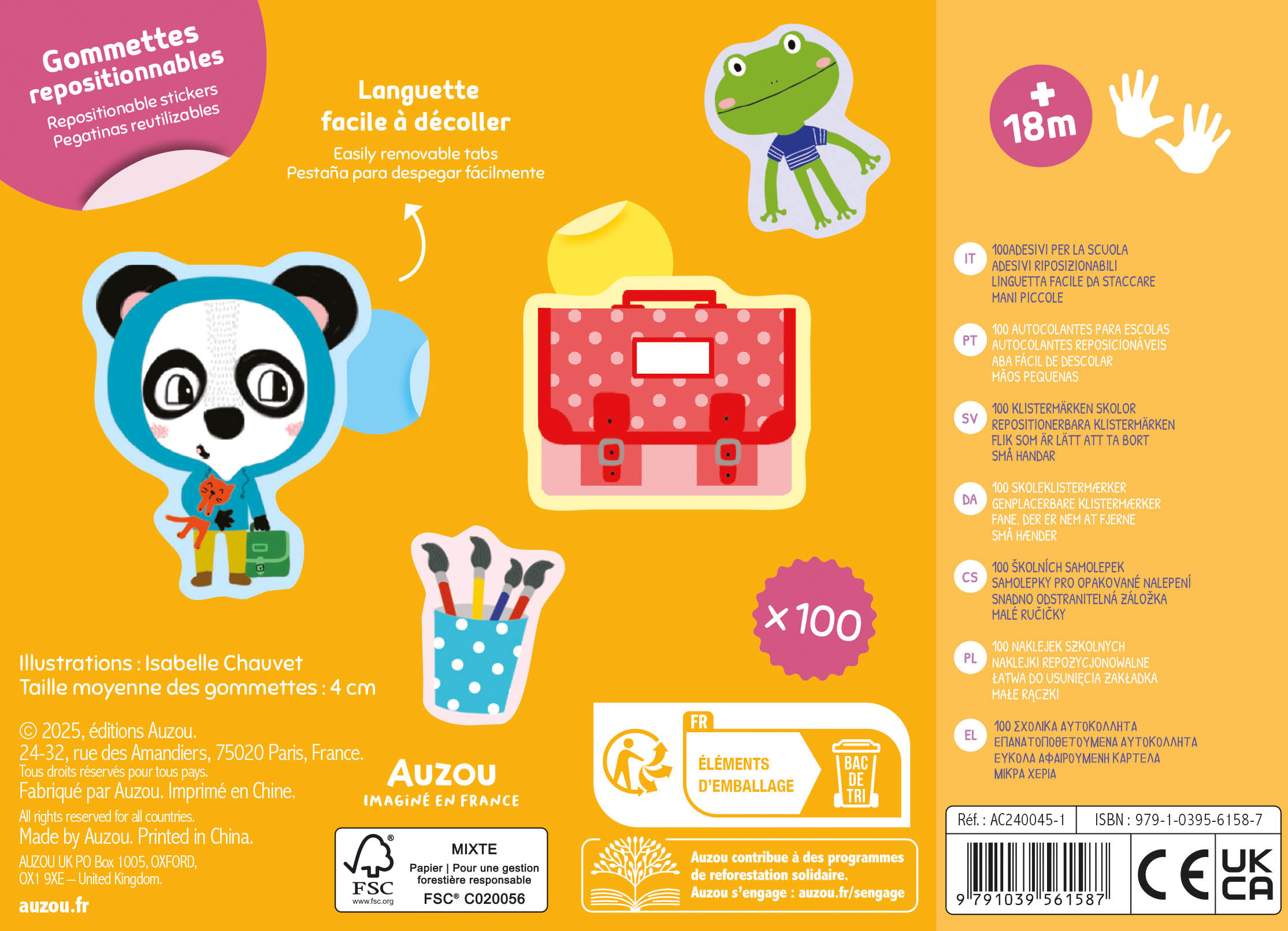 Ma Pochette De 100 Gommettes - École Ma Pochette De 100 Gommettes - École