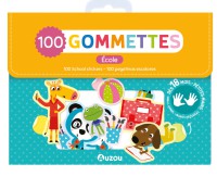 Ma pochette de 100 gommettes - École