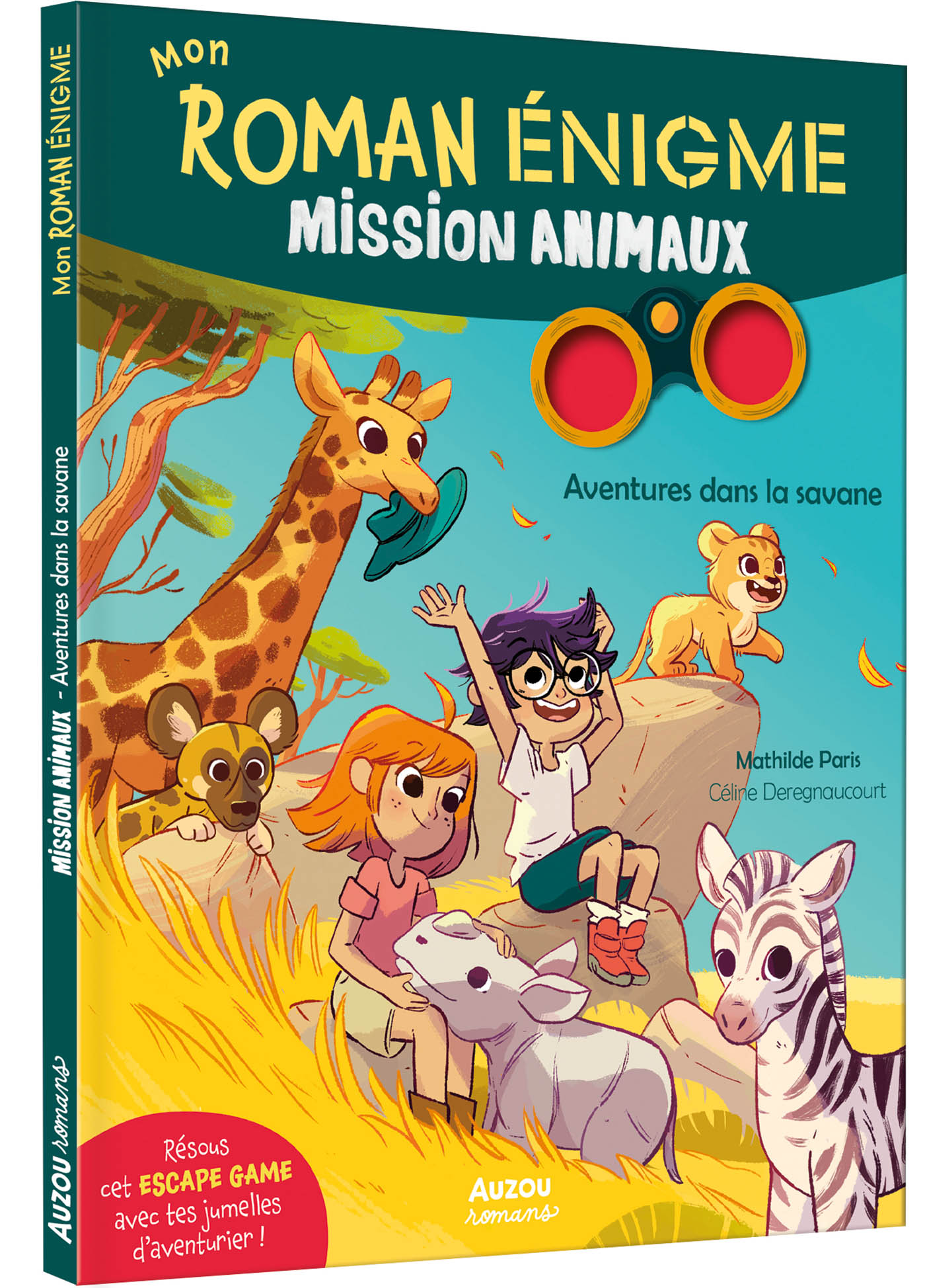 Mon Roman Enigme - Mission Animaux - Aventures Dans La Savane