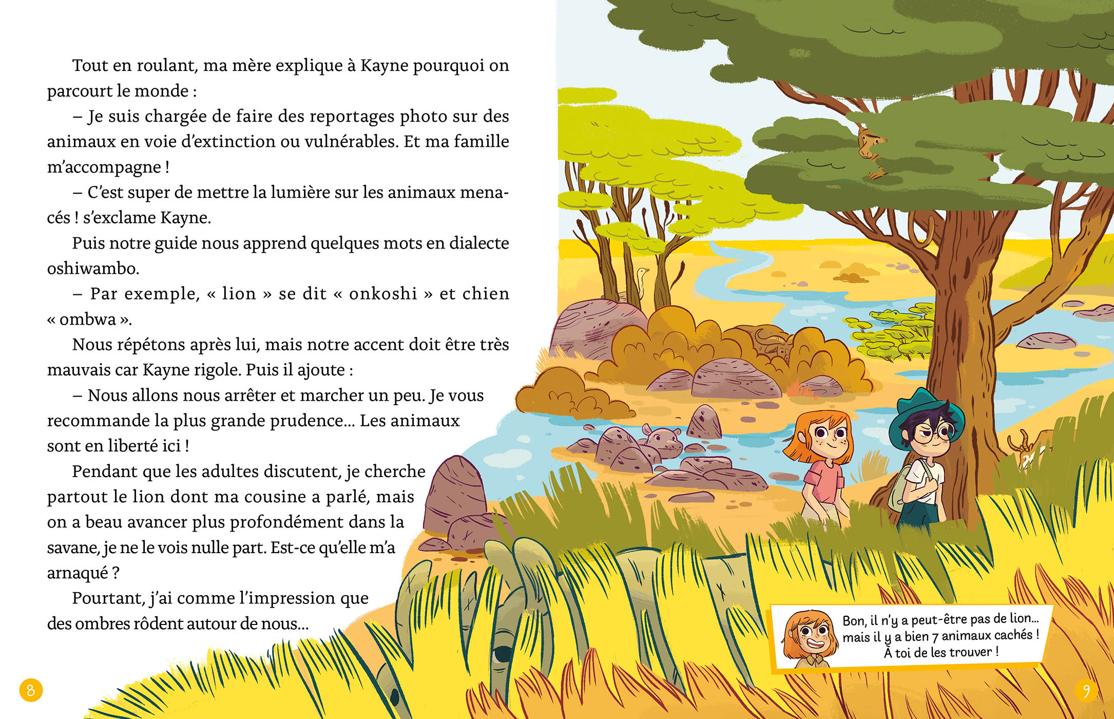 Mon Roman Enigme - Mission Animaux - Aventures Dans La Savane Mon Roman Enigme - Mission Animaux - Aventures Dans La Savane
