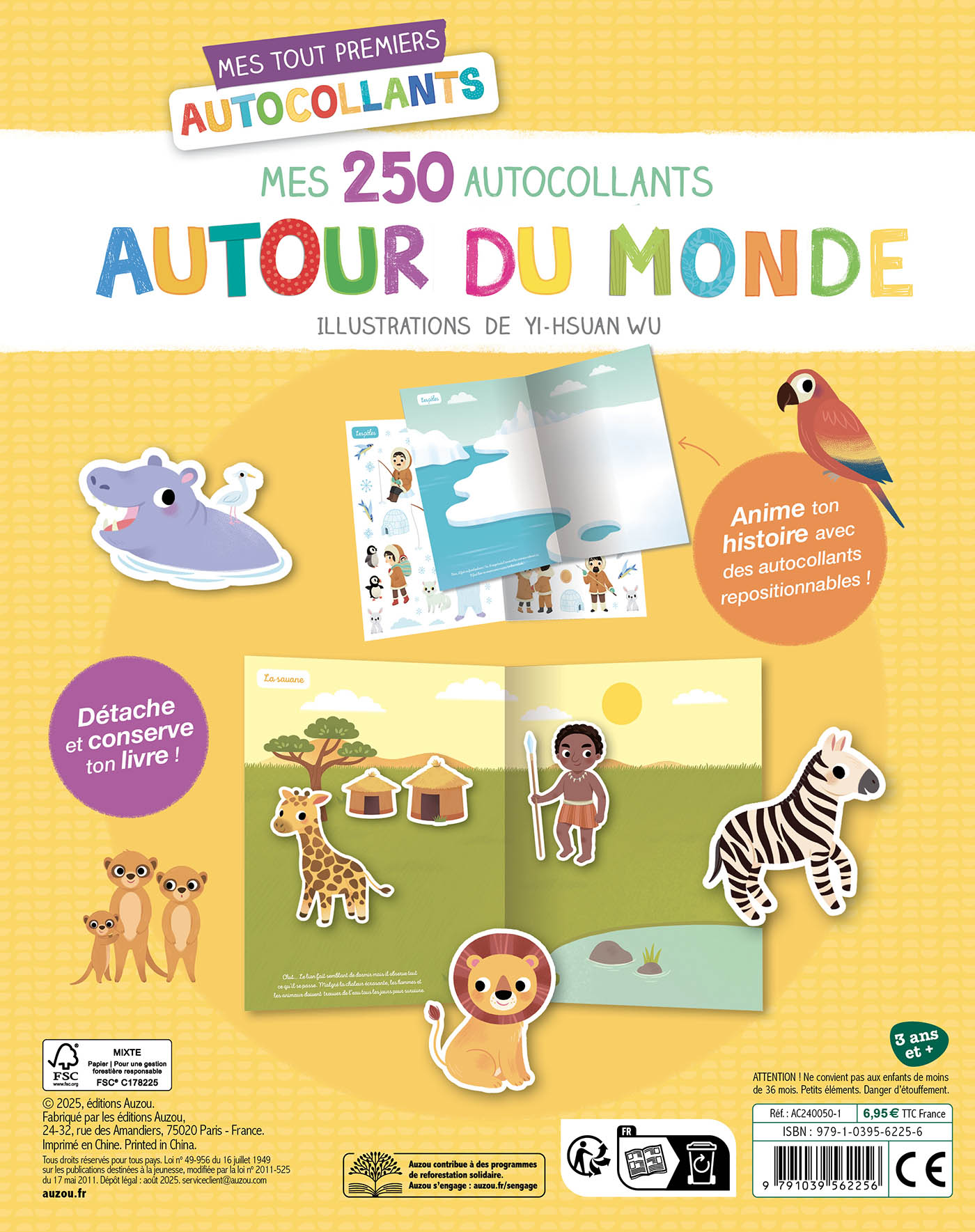 Mes Tout Premiers Autocollants - 250 Autocollants Autour Du Monde Mes Tout Premiers Autocollants - 250 Autocollants Autour Du Monde